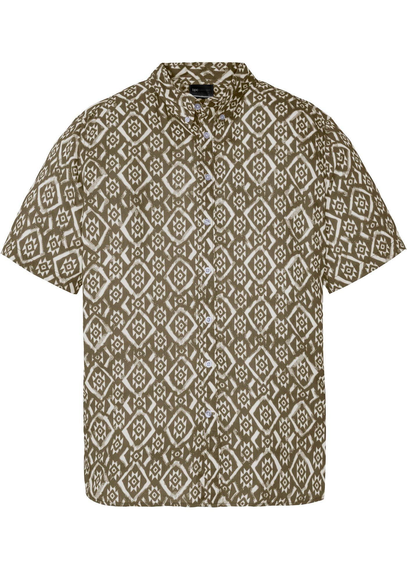 Chemise à manches courtes en viscose