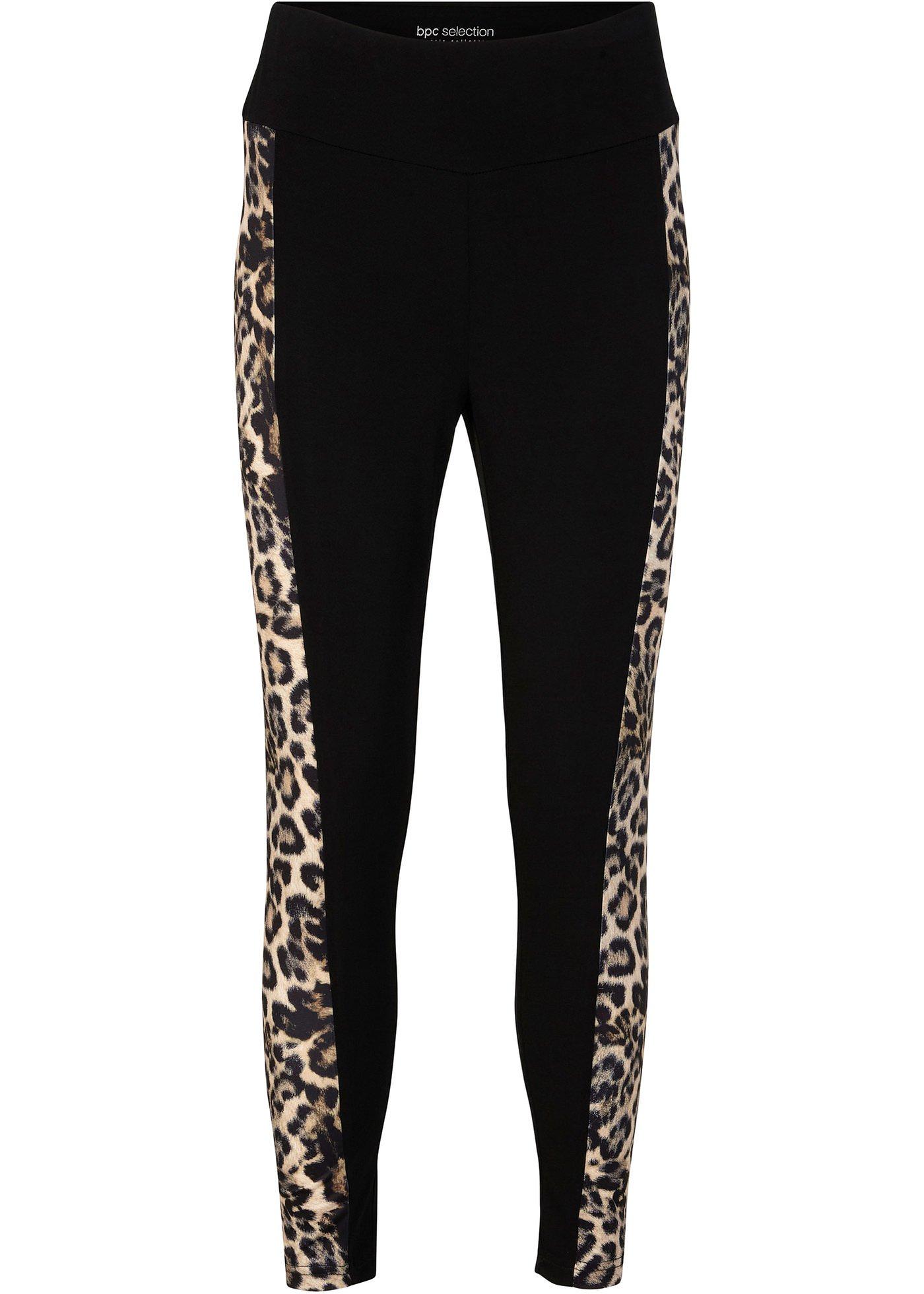 Image de Legging à empiècement léopard