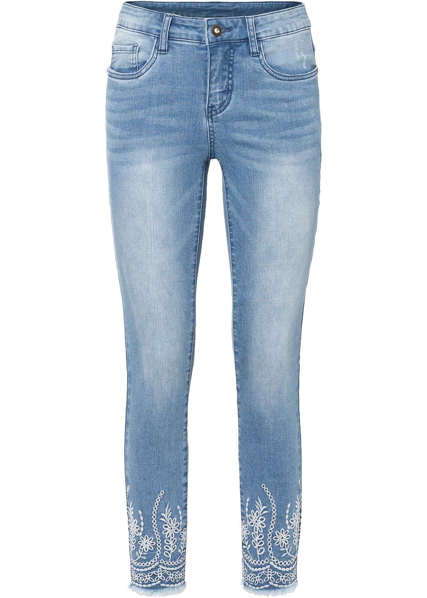 Image de Jean Skinny avec broderie