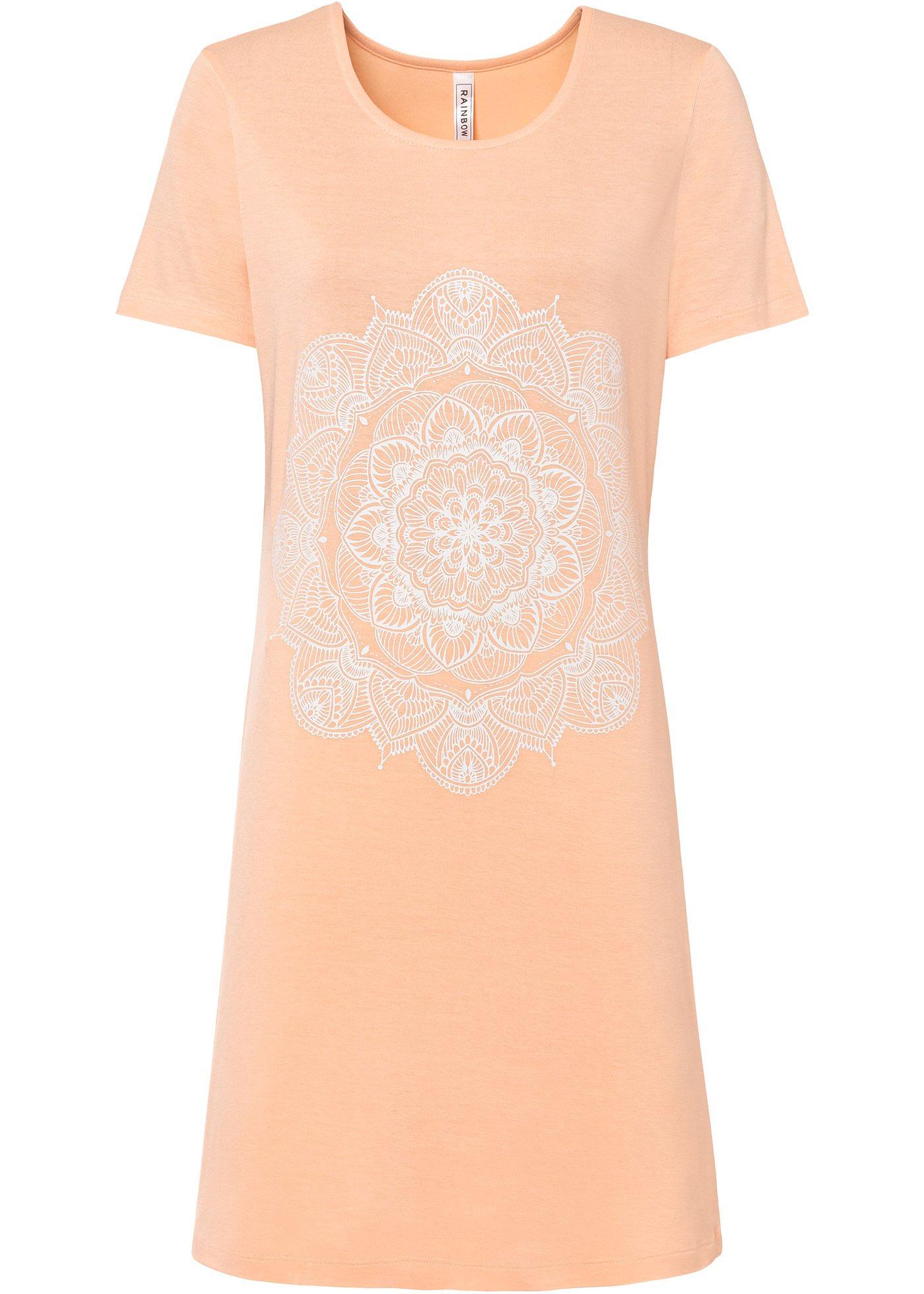 Robe T-shirt à imprimé mandala