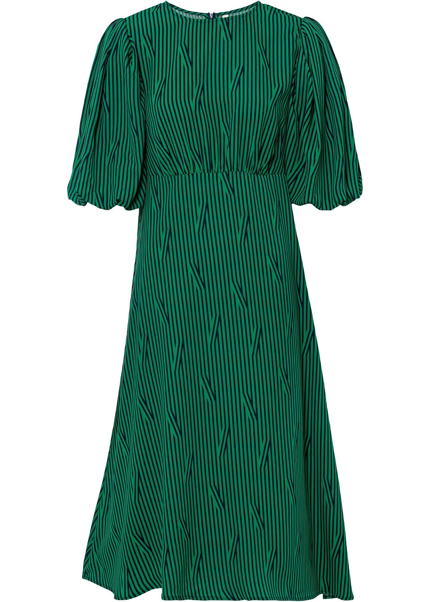 Robe midi avec manches ballon