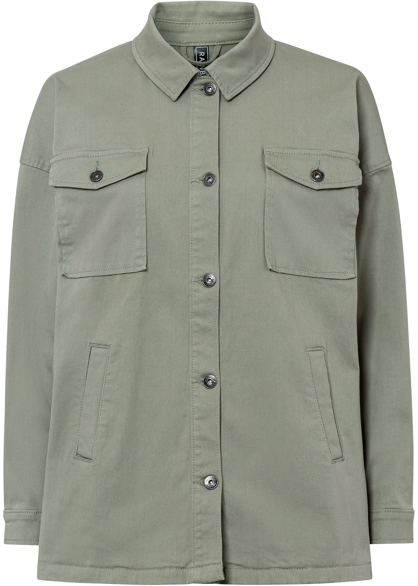 Veste longue en jean oversize