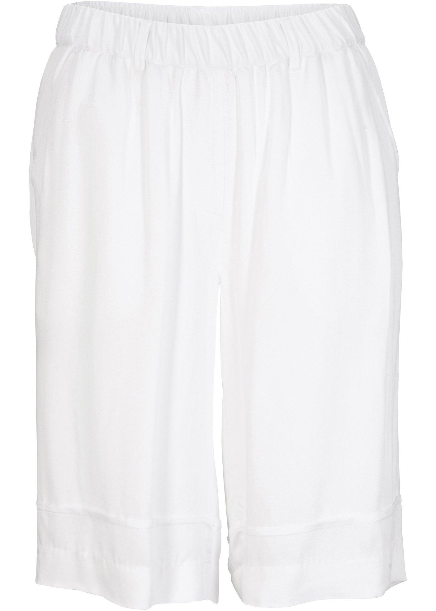 Bermuda à taille extensible en viscose durable