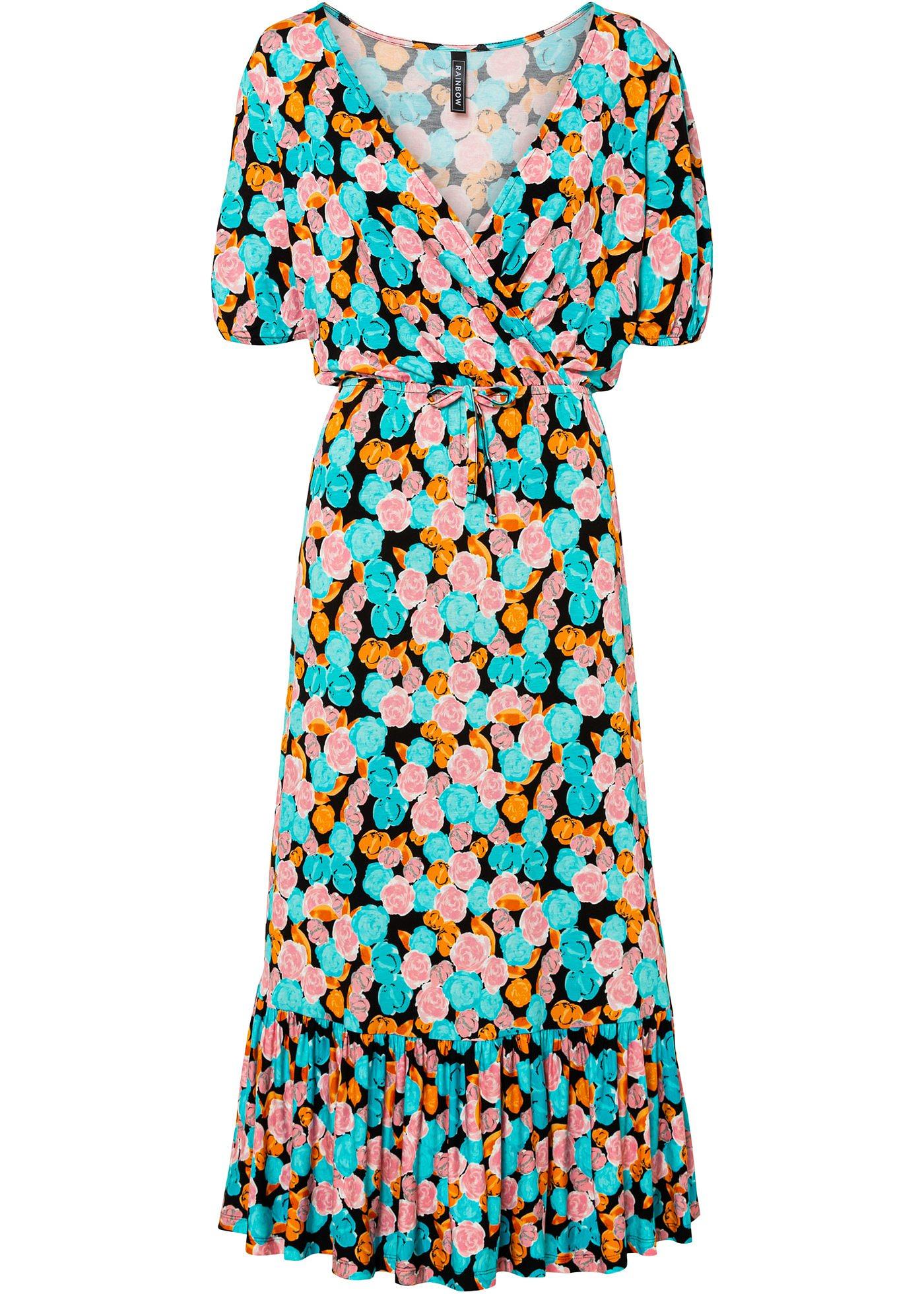 Robe midi en jersey avec viscose durable