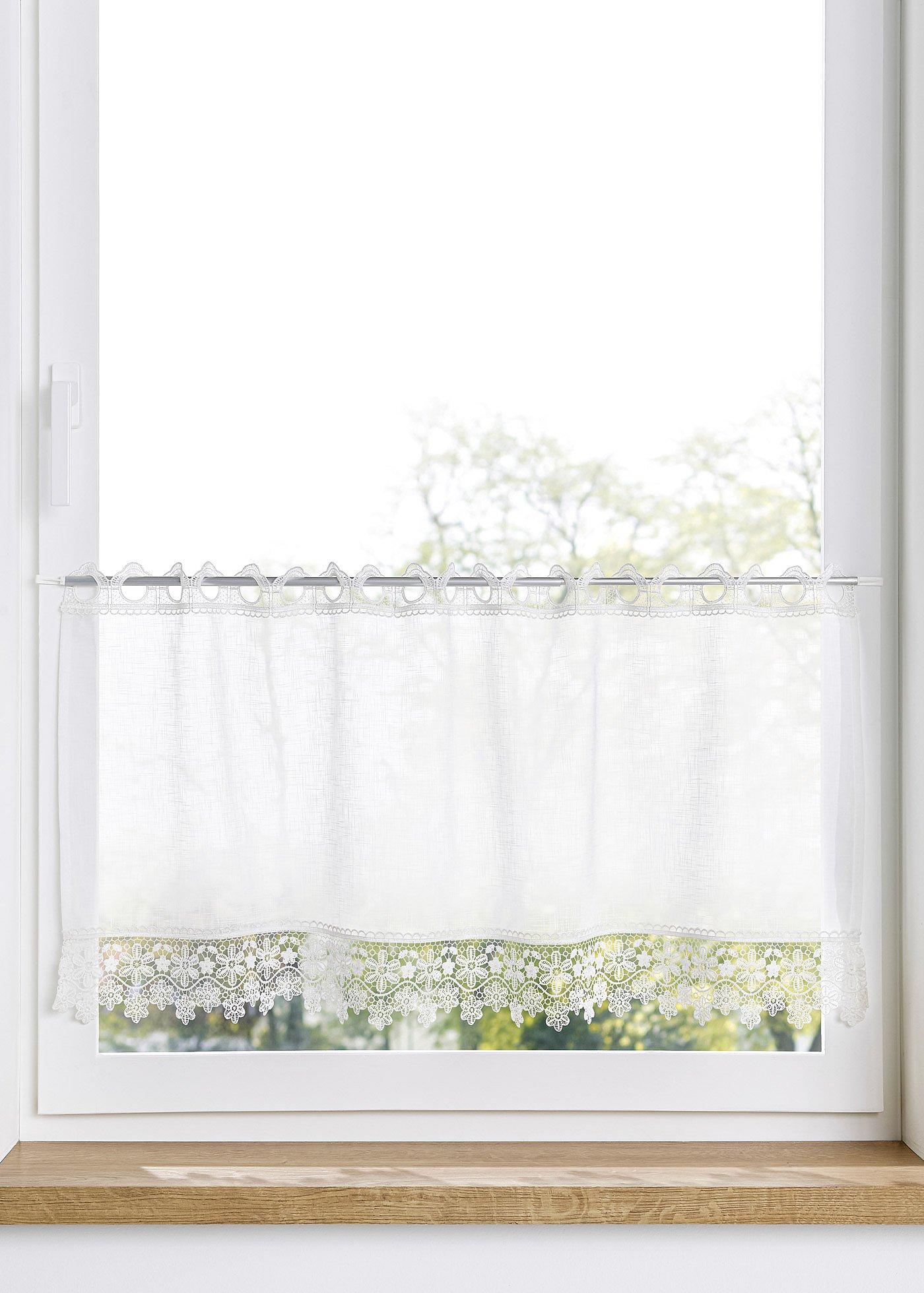 Brise-bise avec bordure en crochet