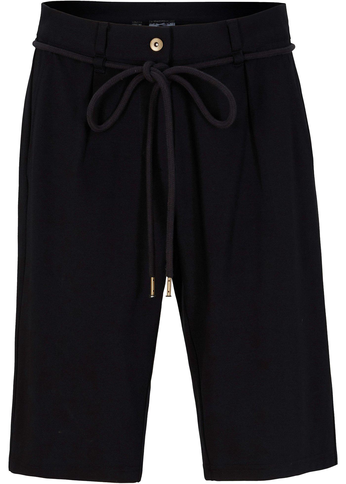 Short en sweat avec cordon