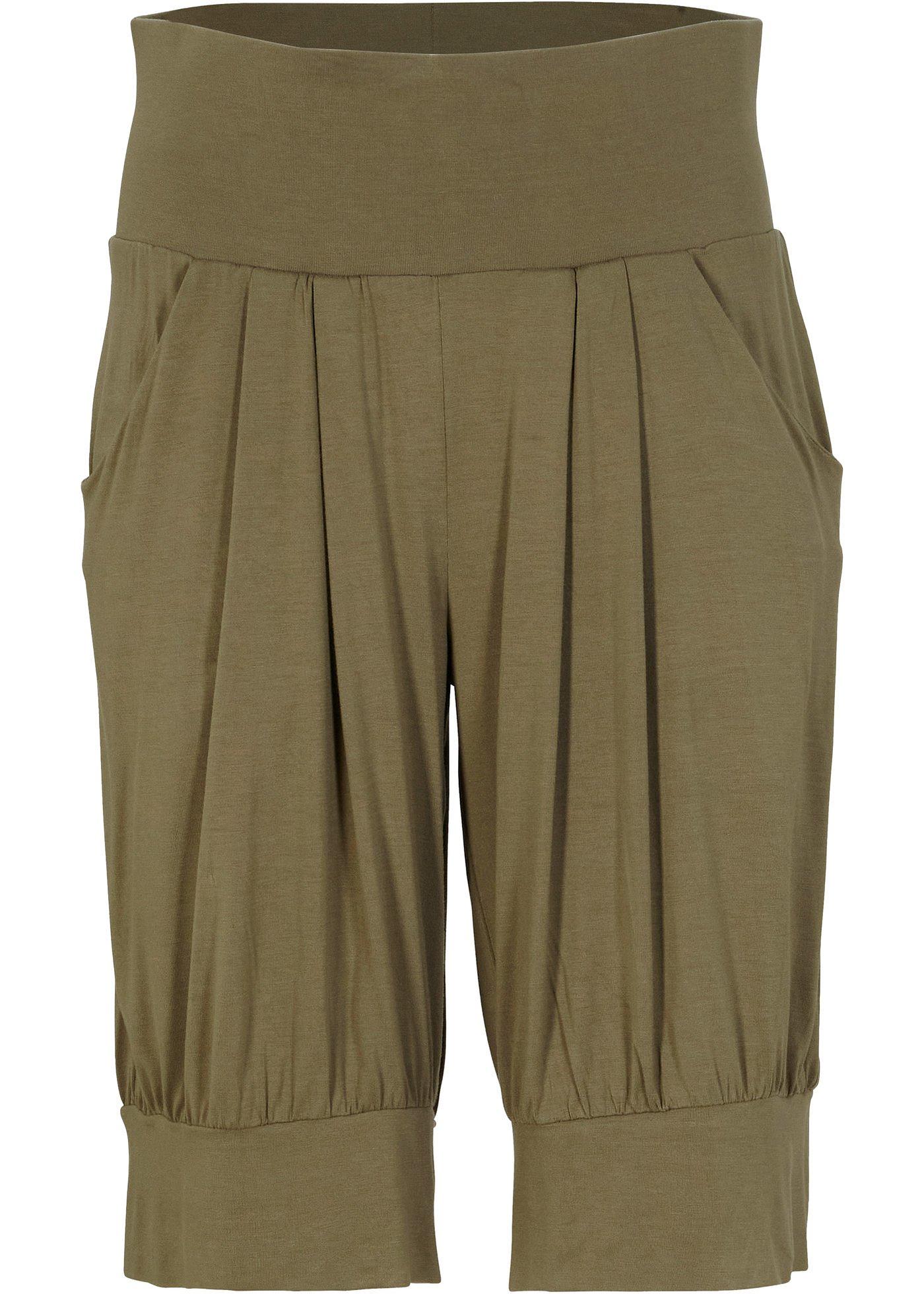 Bermuda sarouel avec taille confortable et poches