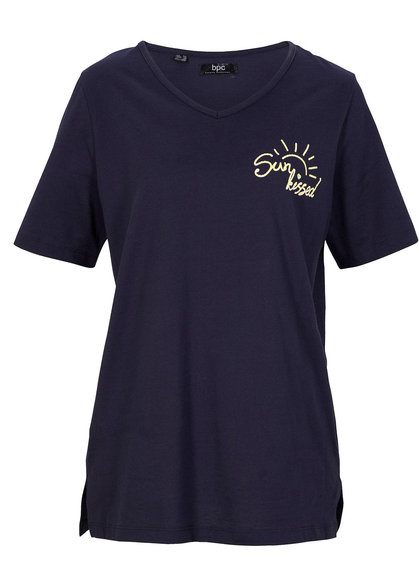 T-shirt coton manches mi-longues