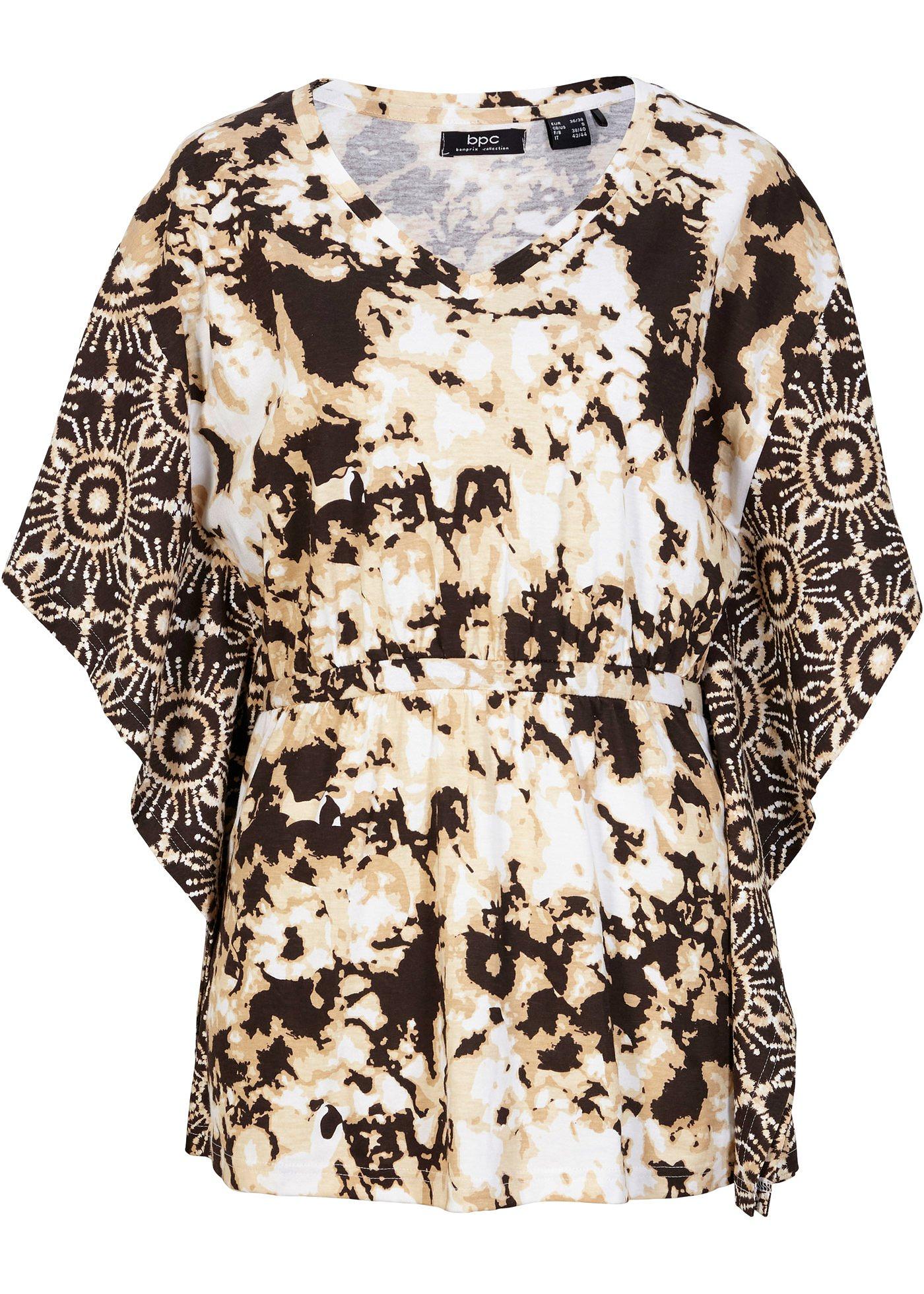 T-shirt tunique imprimé batik