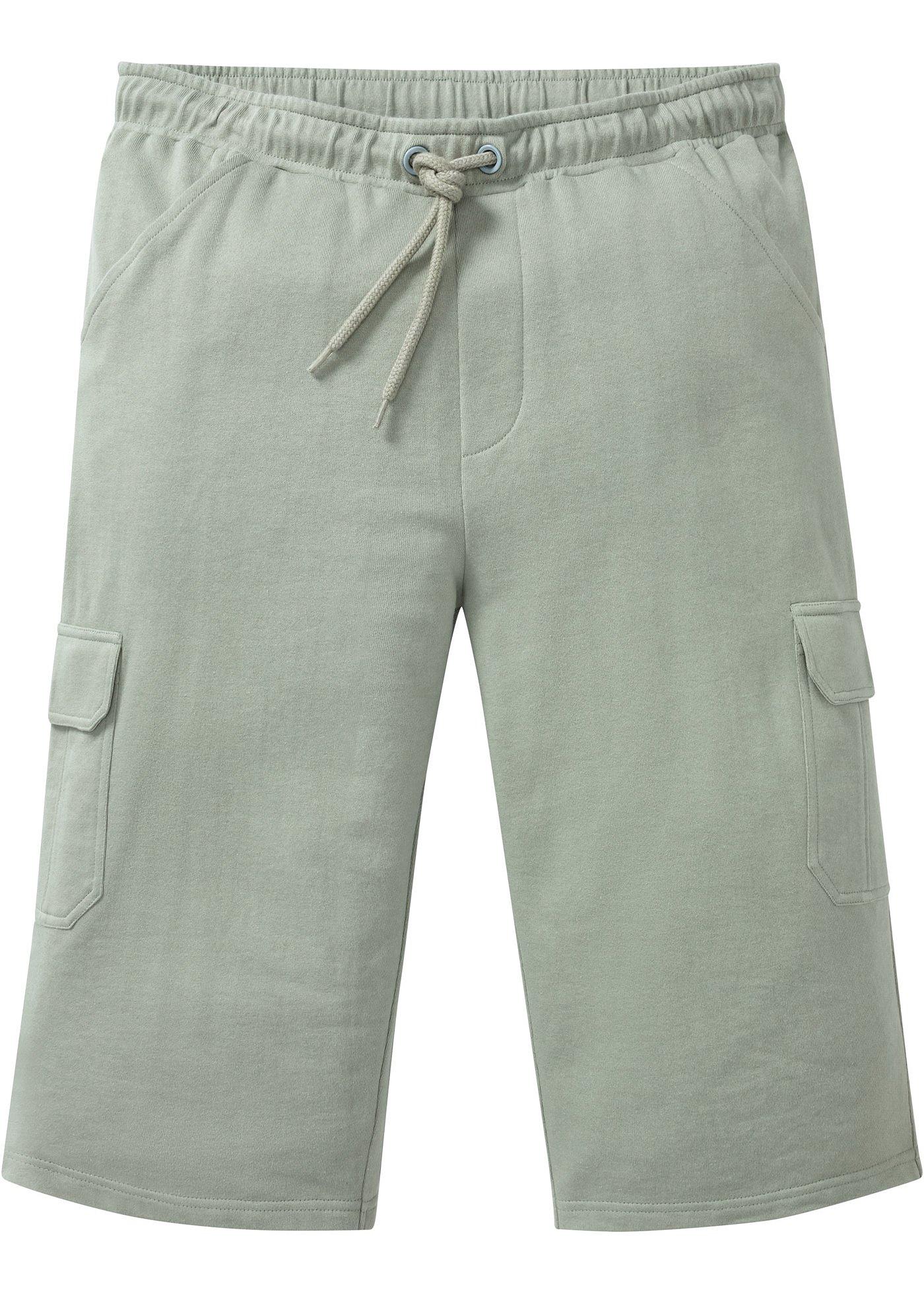 Bermuda sweat long avec poches cargo, Regular Fit