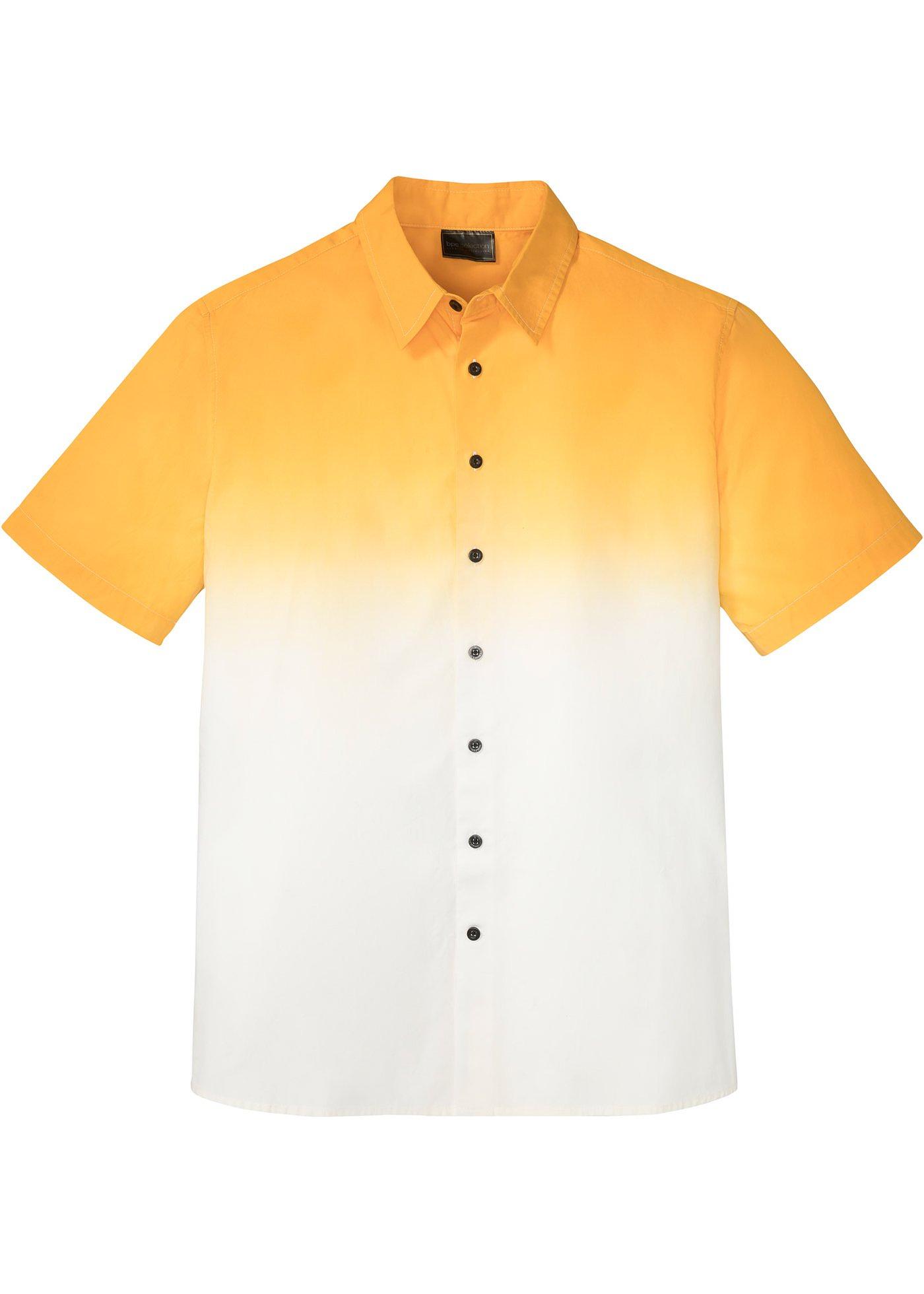 Chemise manches courtes avec dégradé de couleur