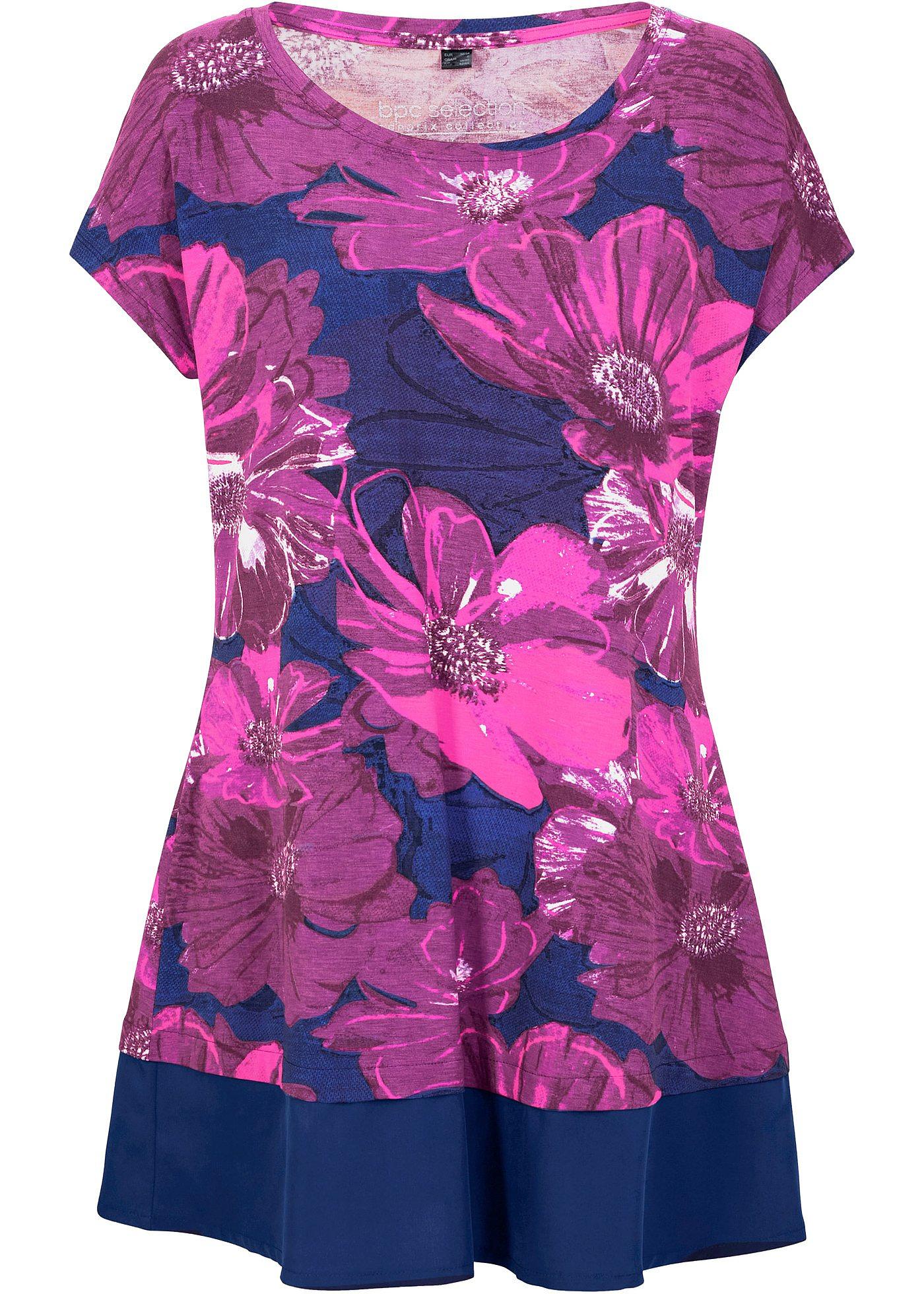 T-shirt long avec chiffon