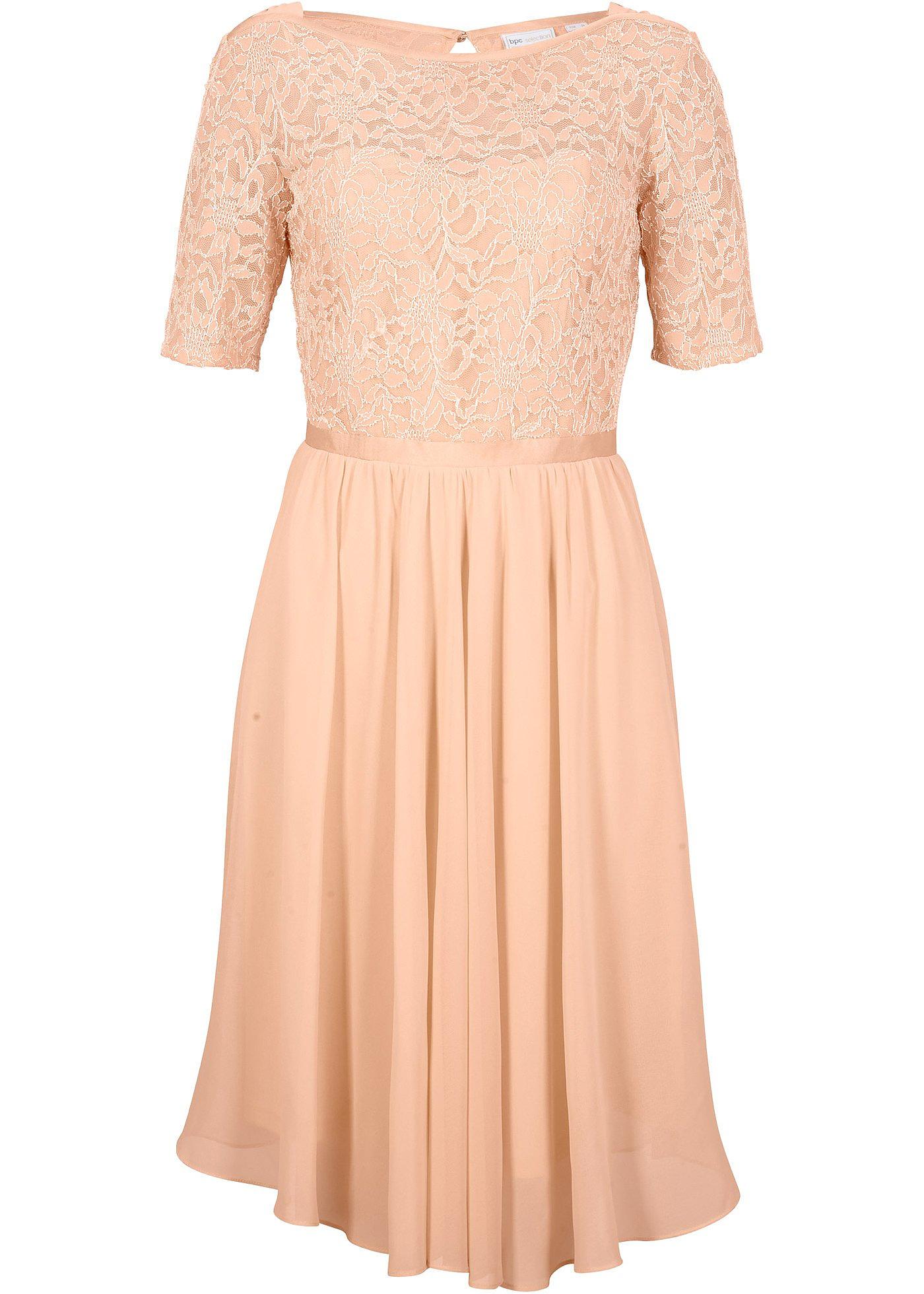 Robe en chiffon à dentelle