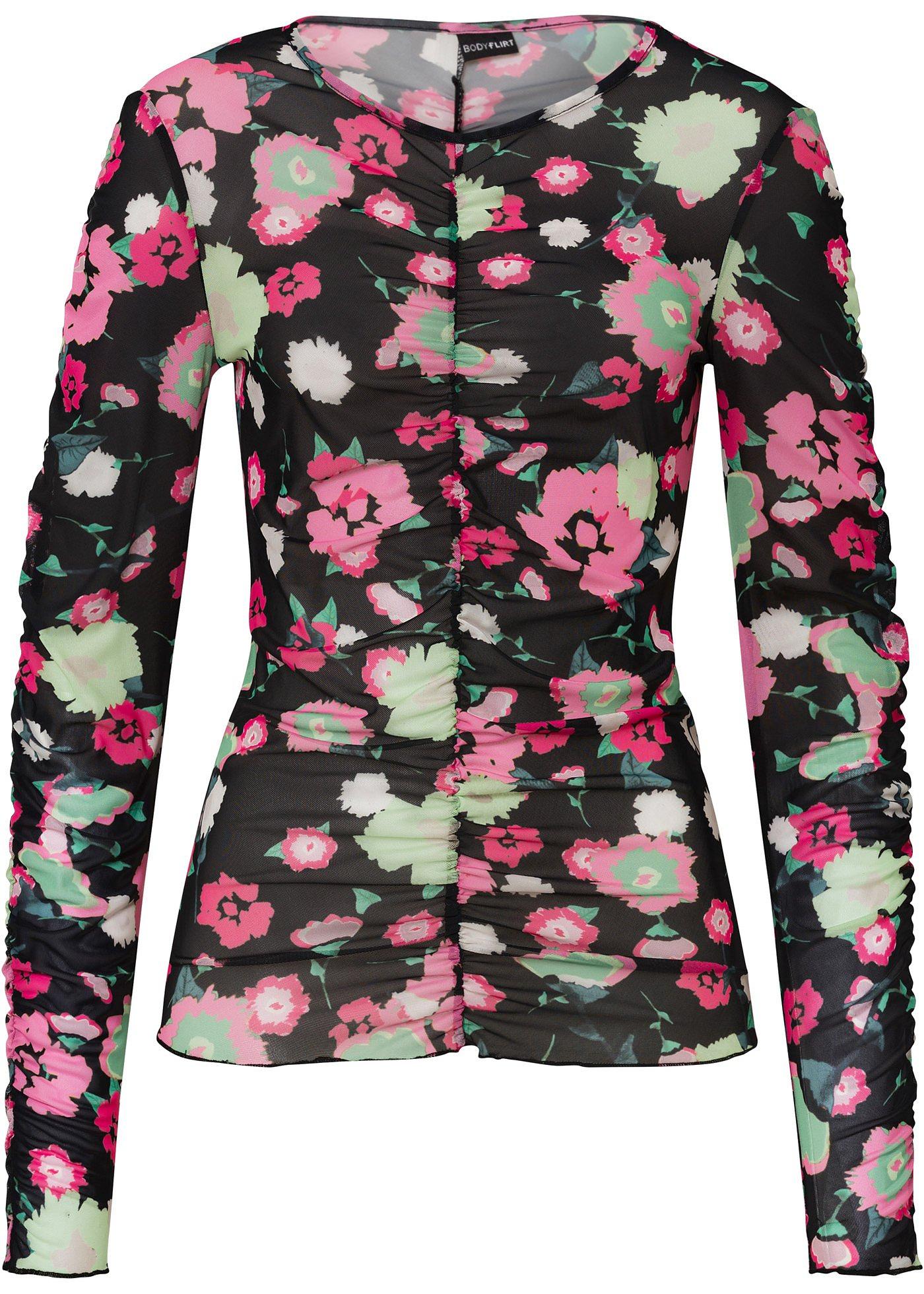 T-shirt manches longues en mesh