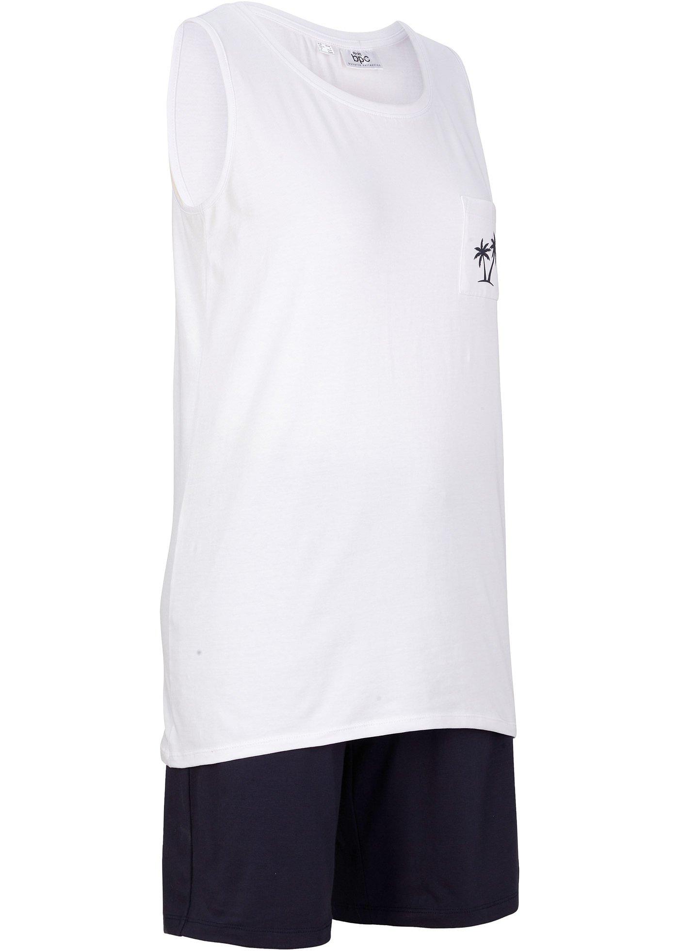 Top et bermuda de sport avec coton bio (Ens. 2 pces.)