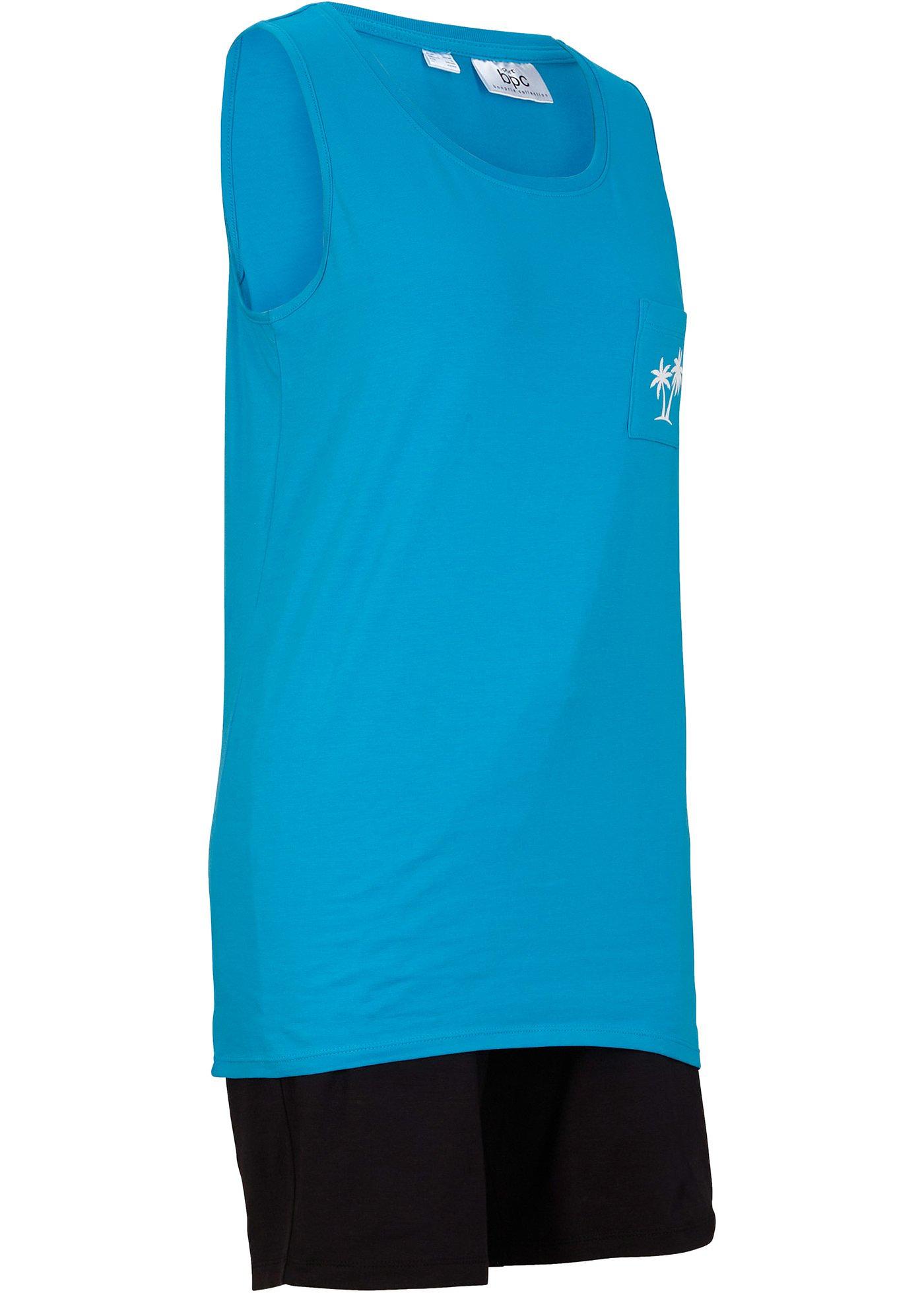 Top et bermuda de sport avec coton bio (Ens. 2 pces.)