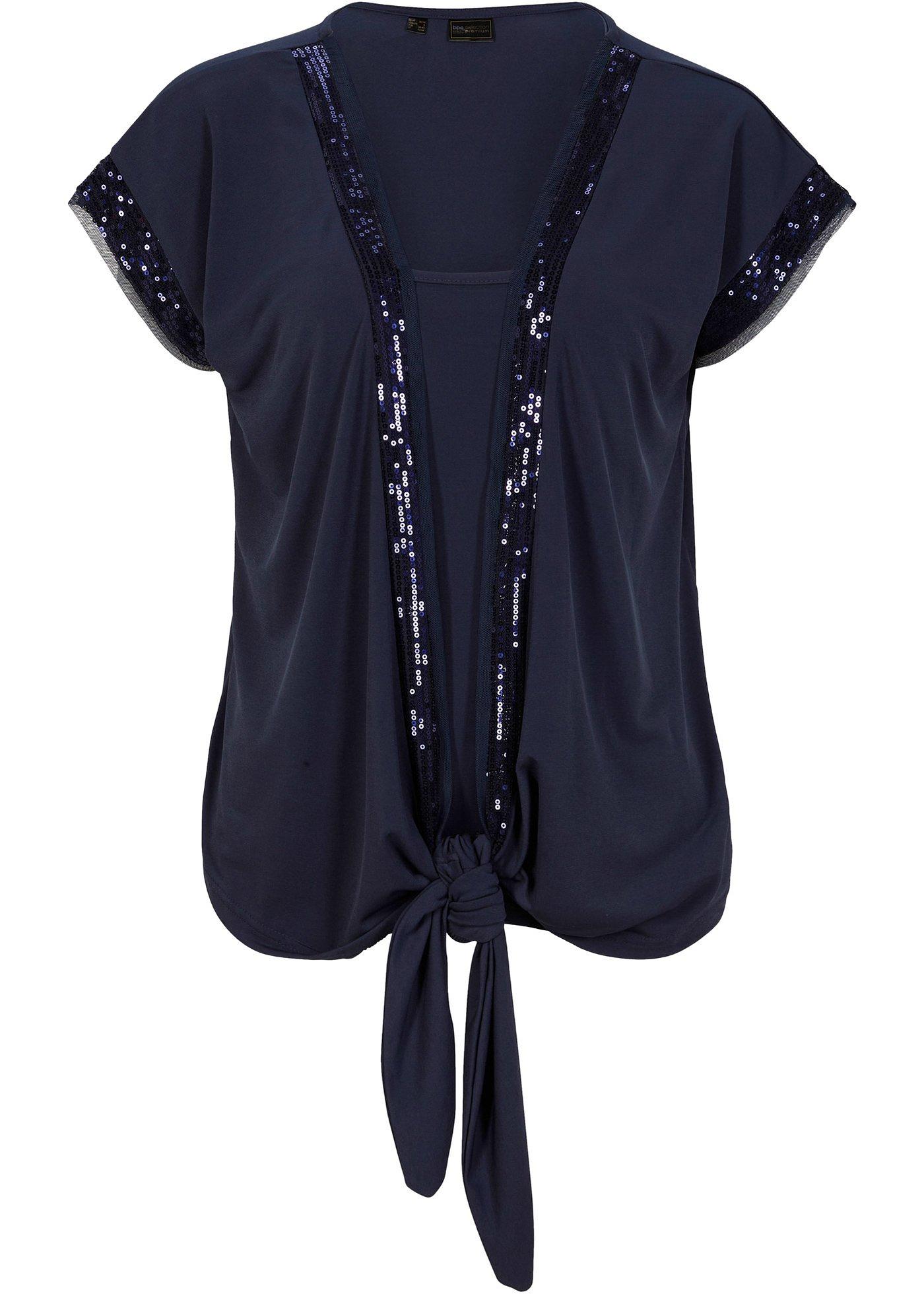 T-shirt à paillettes style 2 en 1