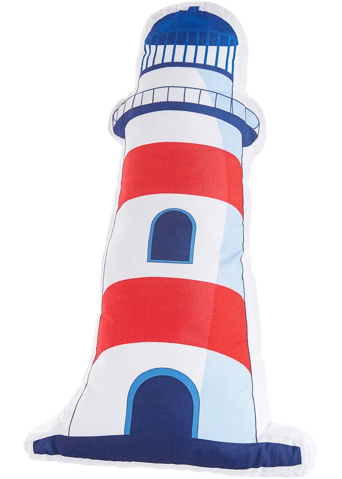Coussin déco en forme de phare