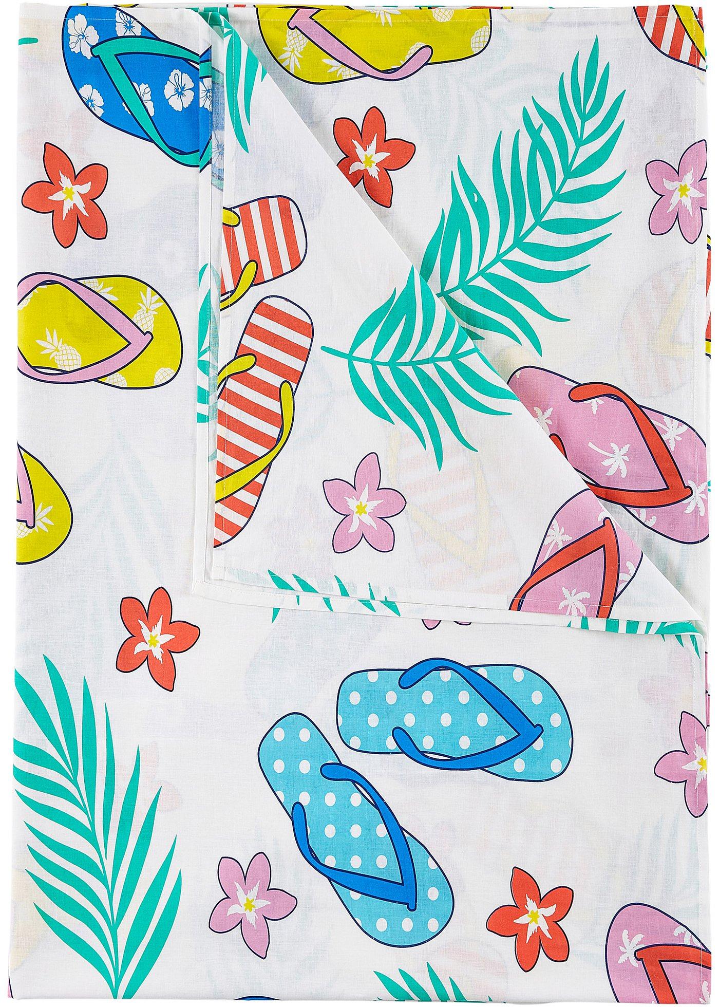 Couvre-lit avec tongs