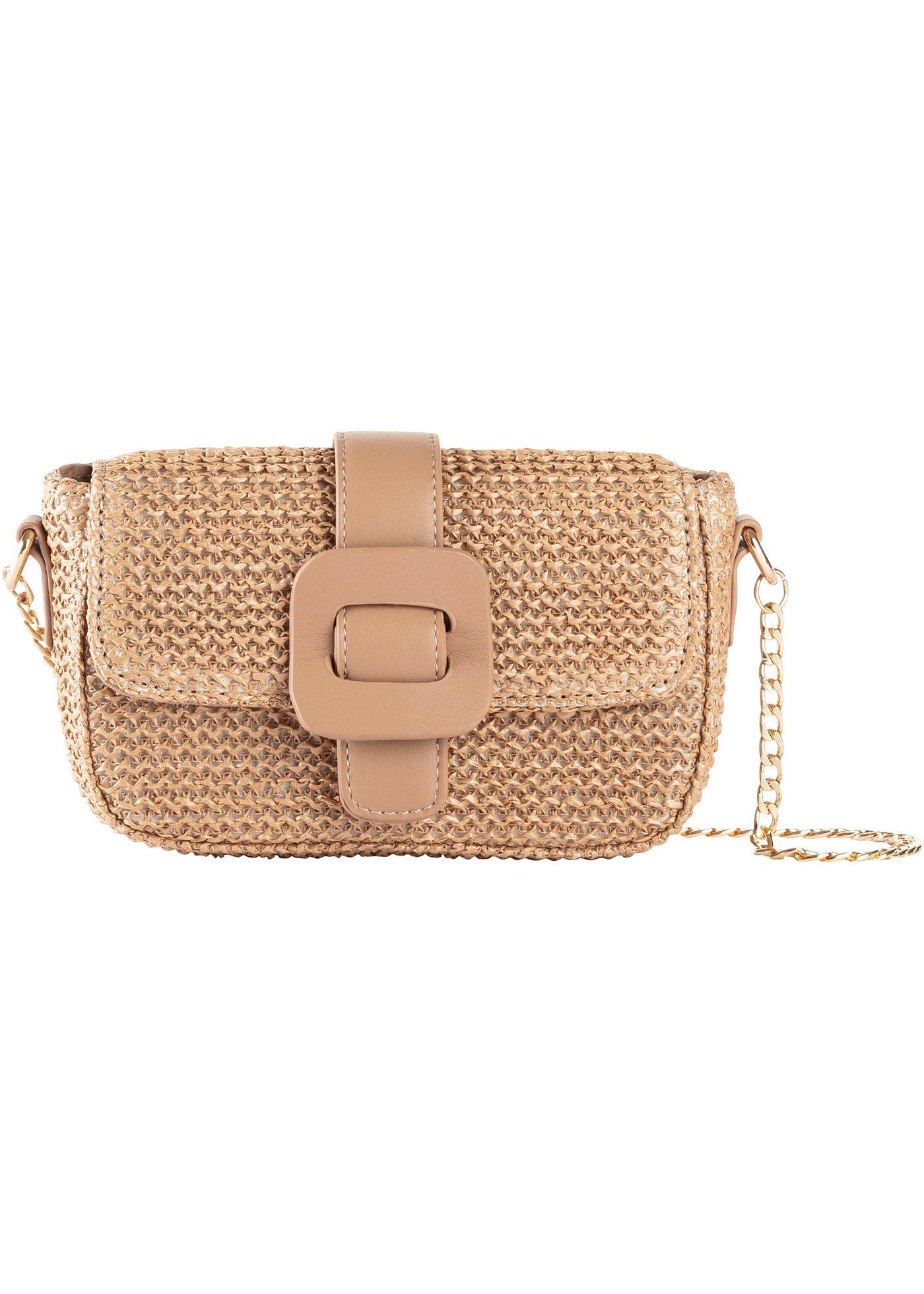 Sac à bandoulière façon paille