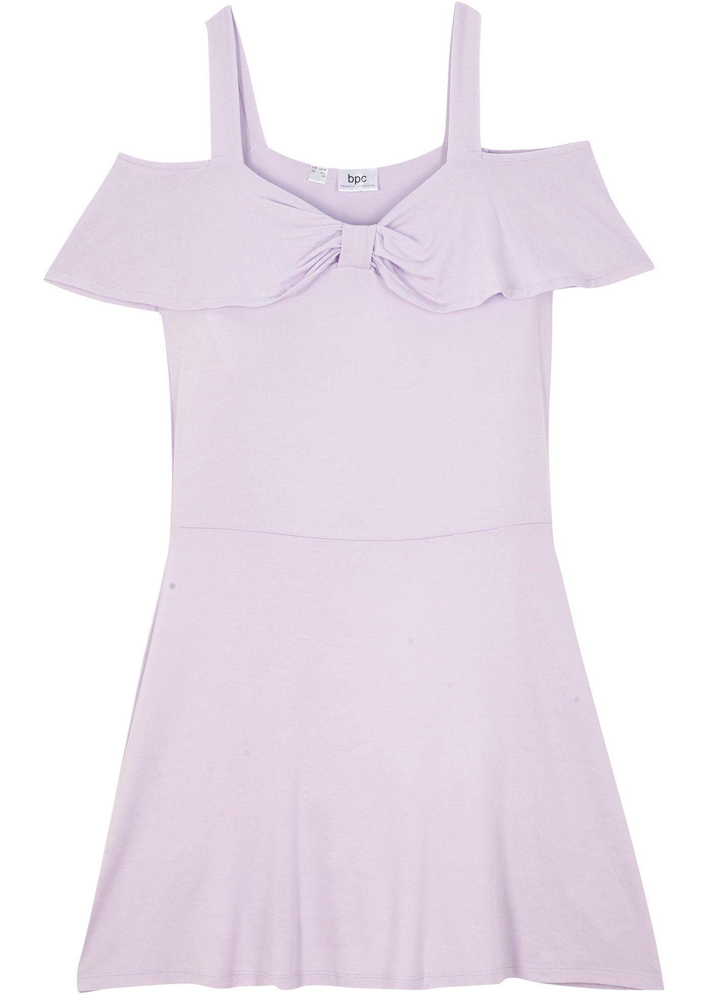 Robe fille à col Carmen