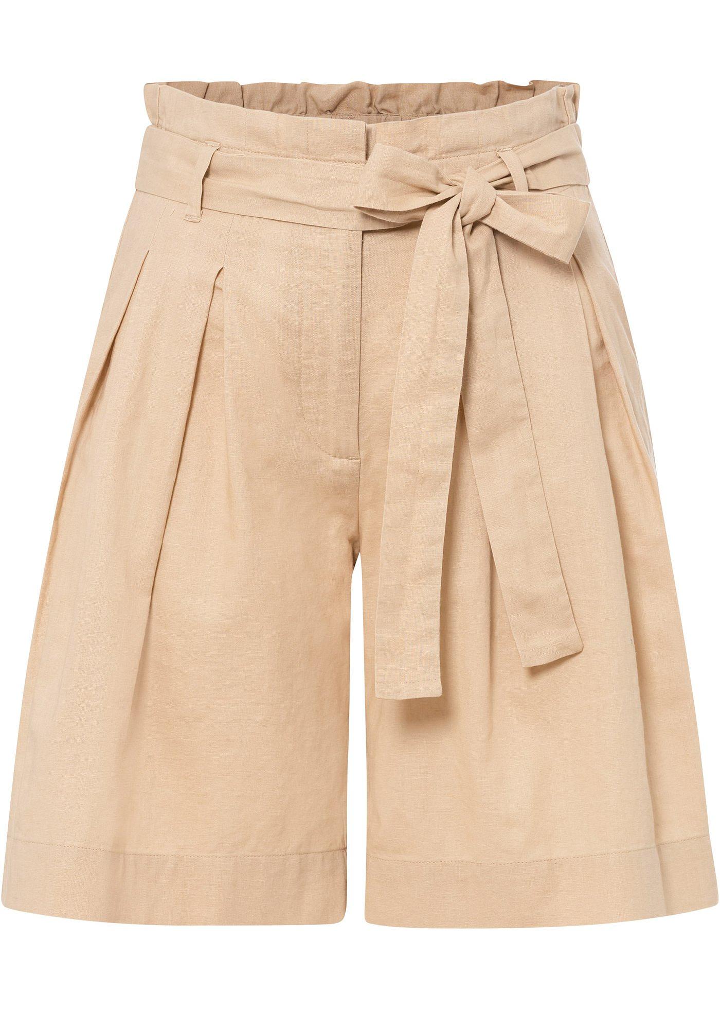 Bermuda en lin majoritaire