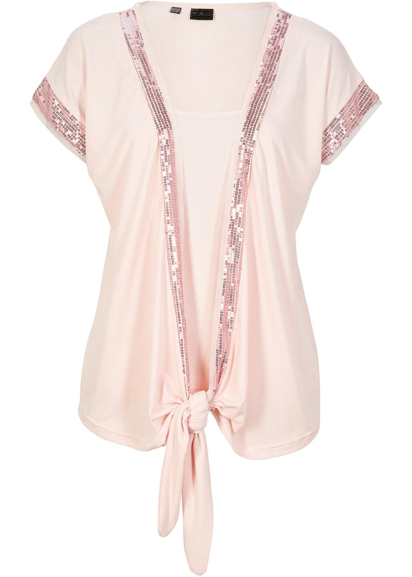 T-shirt à paillettes style 2 en 1