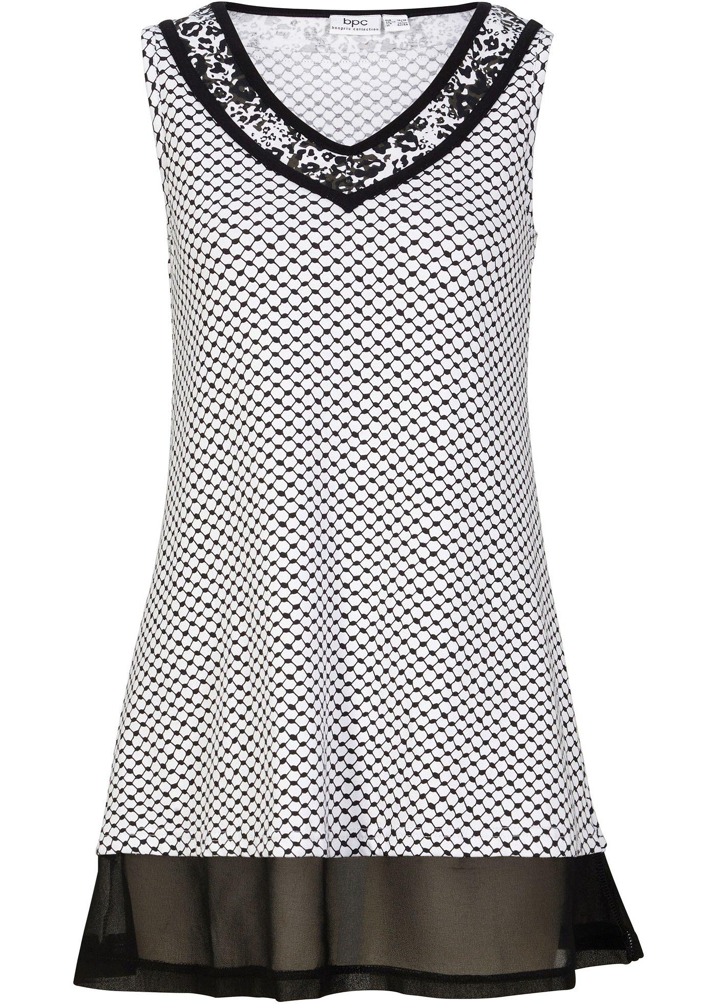 Top long avec chiffon