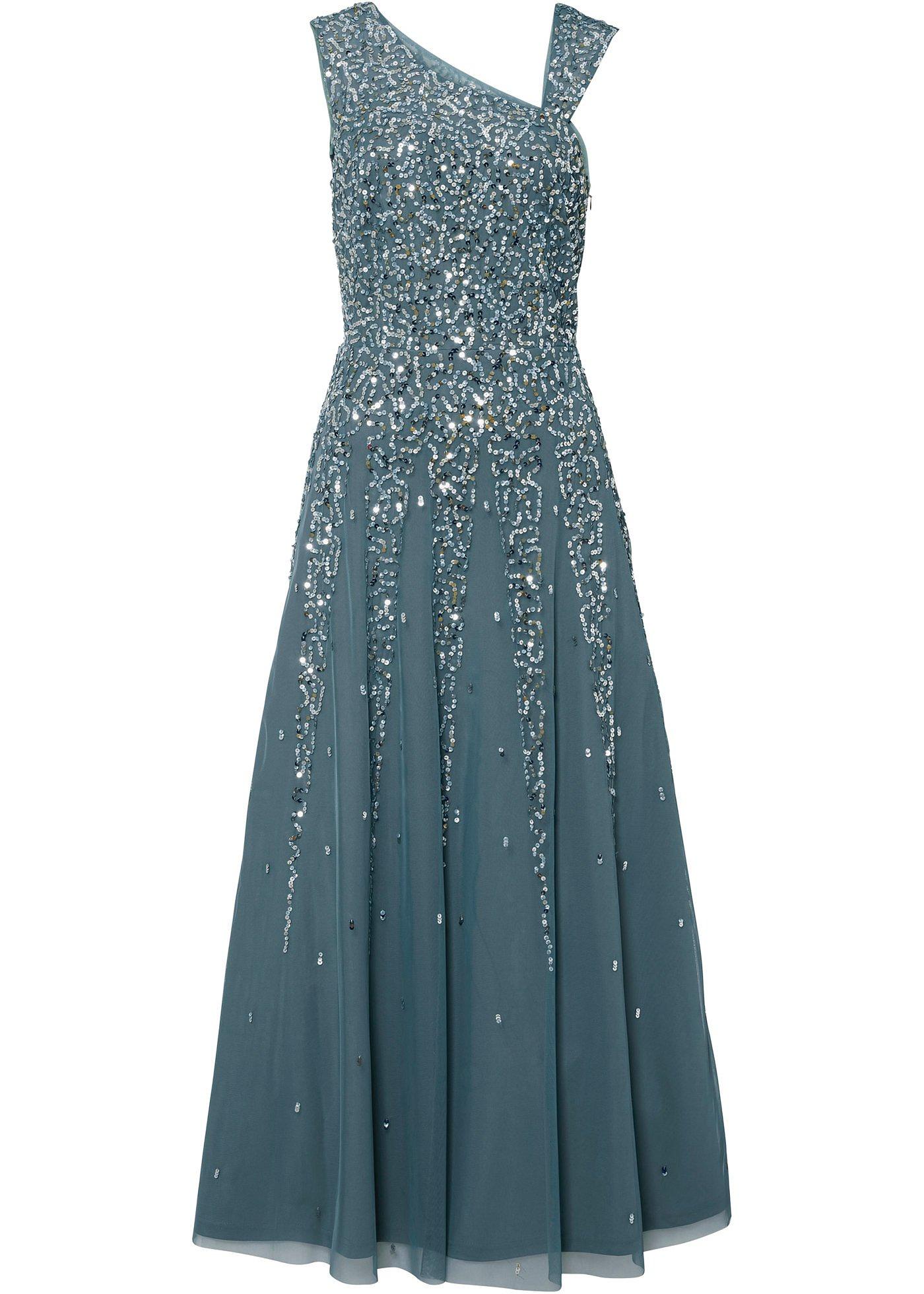 Robe longue à paillettes