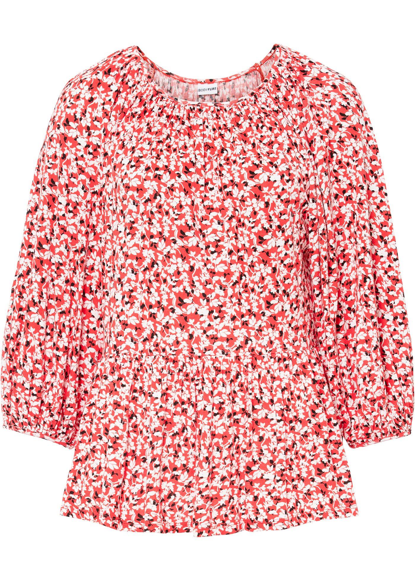 T-shirt à manches ballon avec LENZING™ ECOVERO™