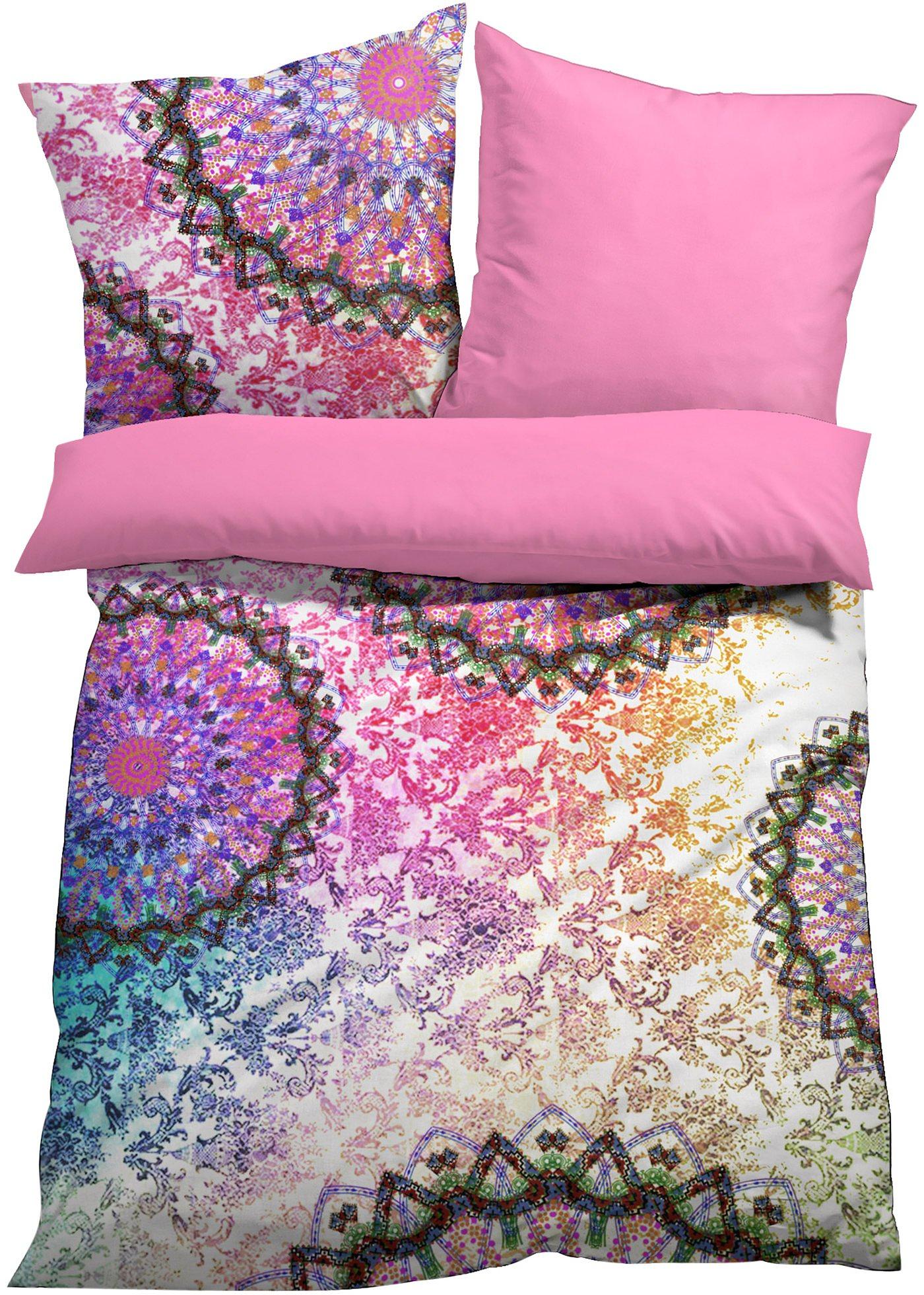 Parure de lit réversible avec ornements