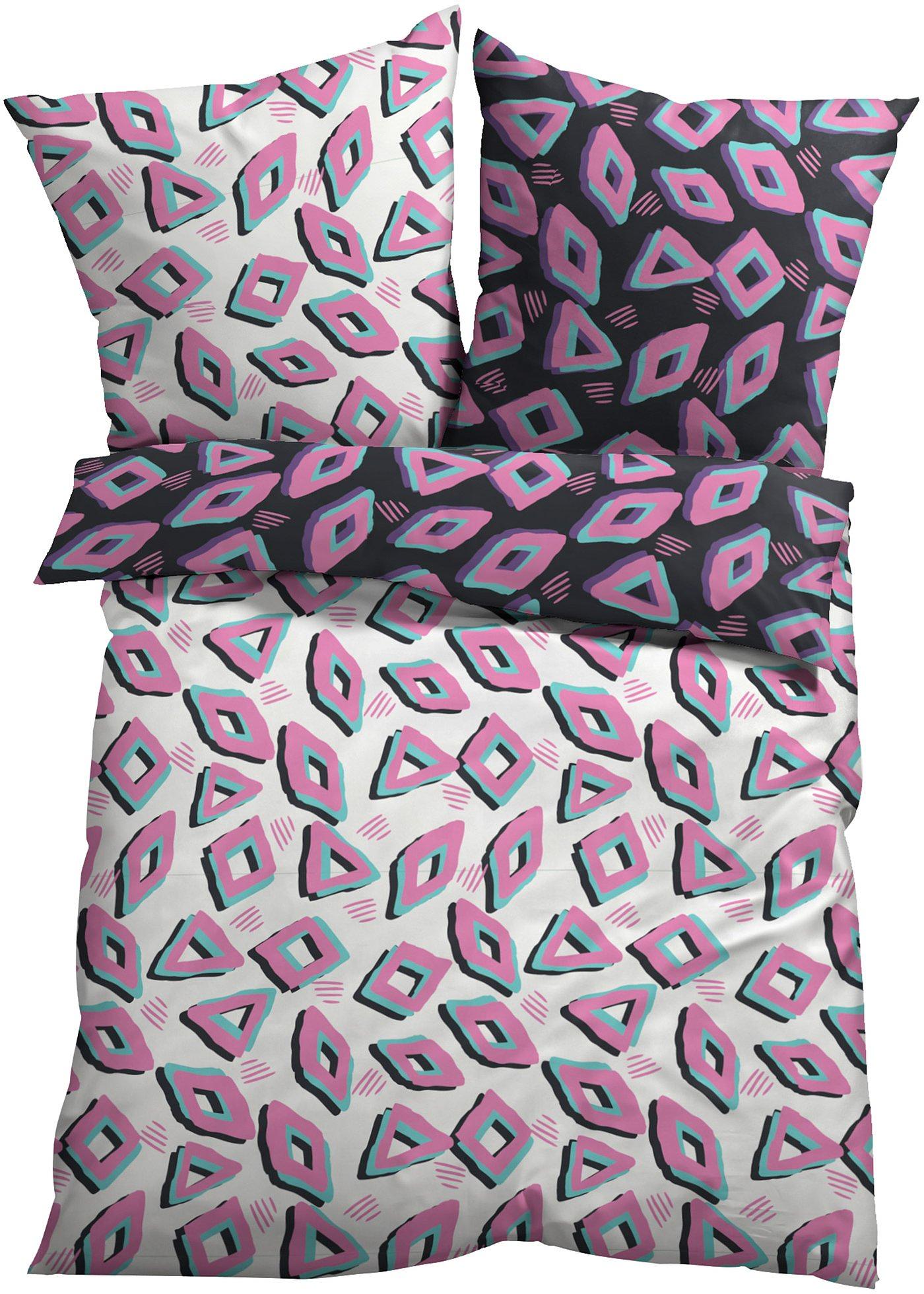 Parure de lit avec motif abstrait