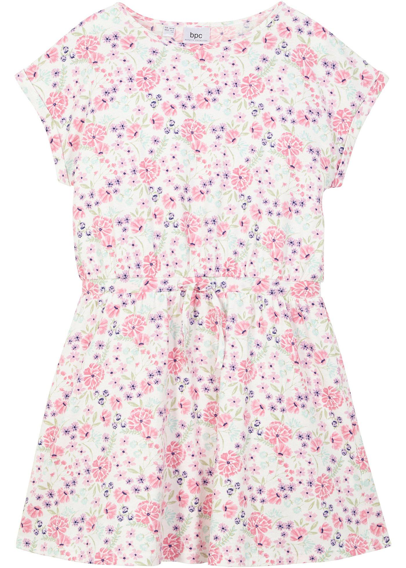 Robe en jersey fille en coton
