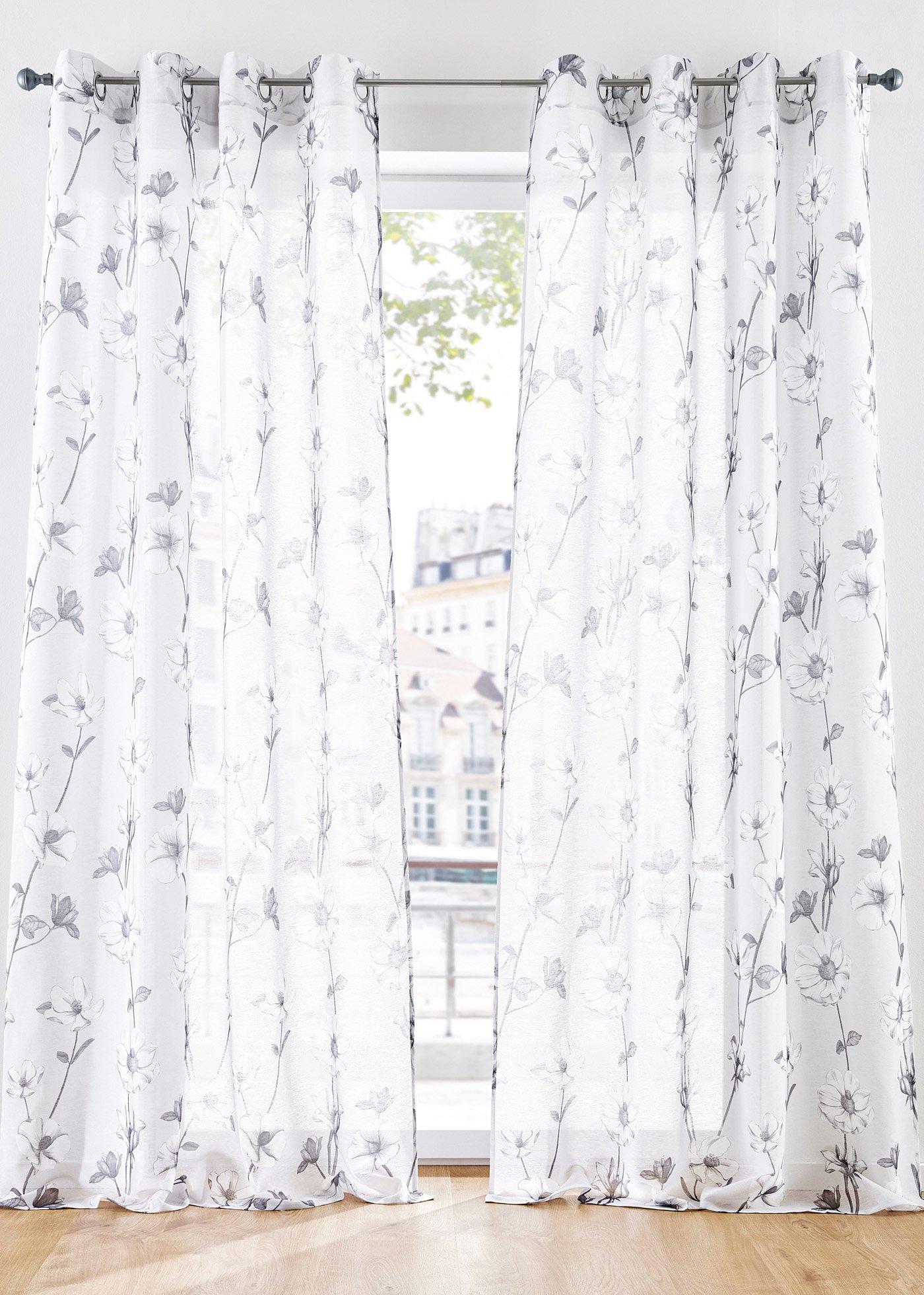 Panneau imprimé petites fleurs (1 pce.)