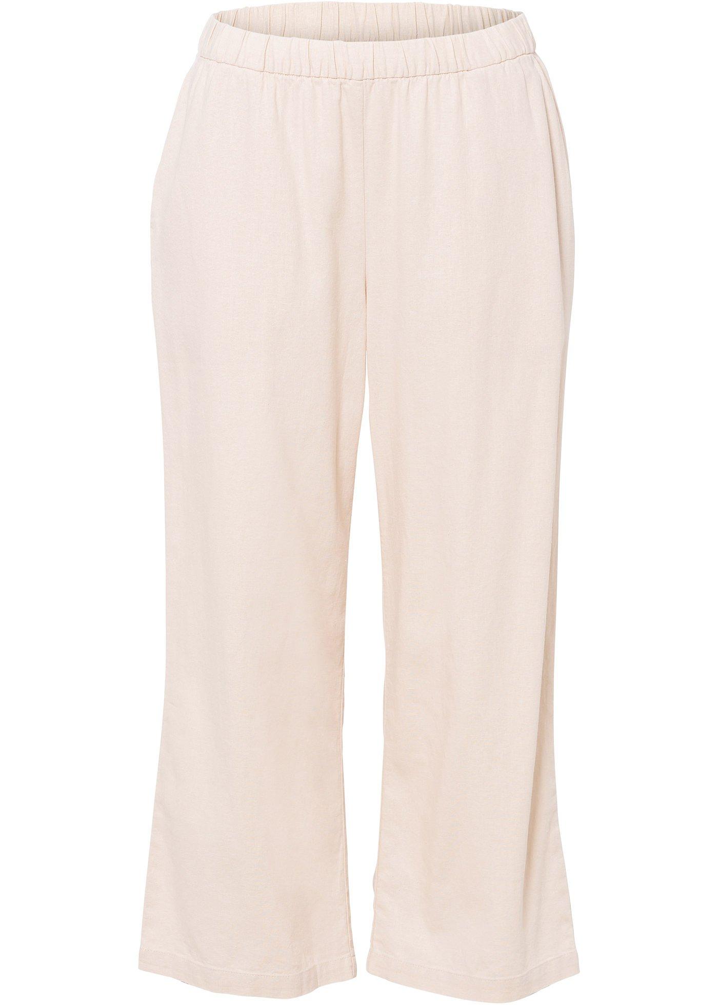 Jupe-culotte en lin majoritaire