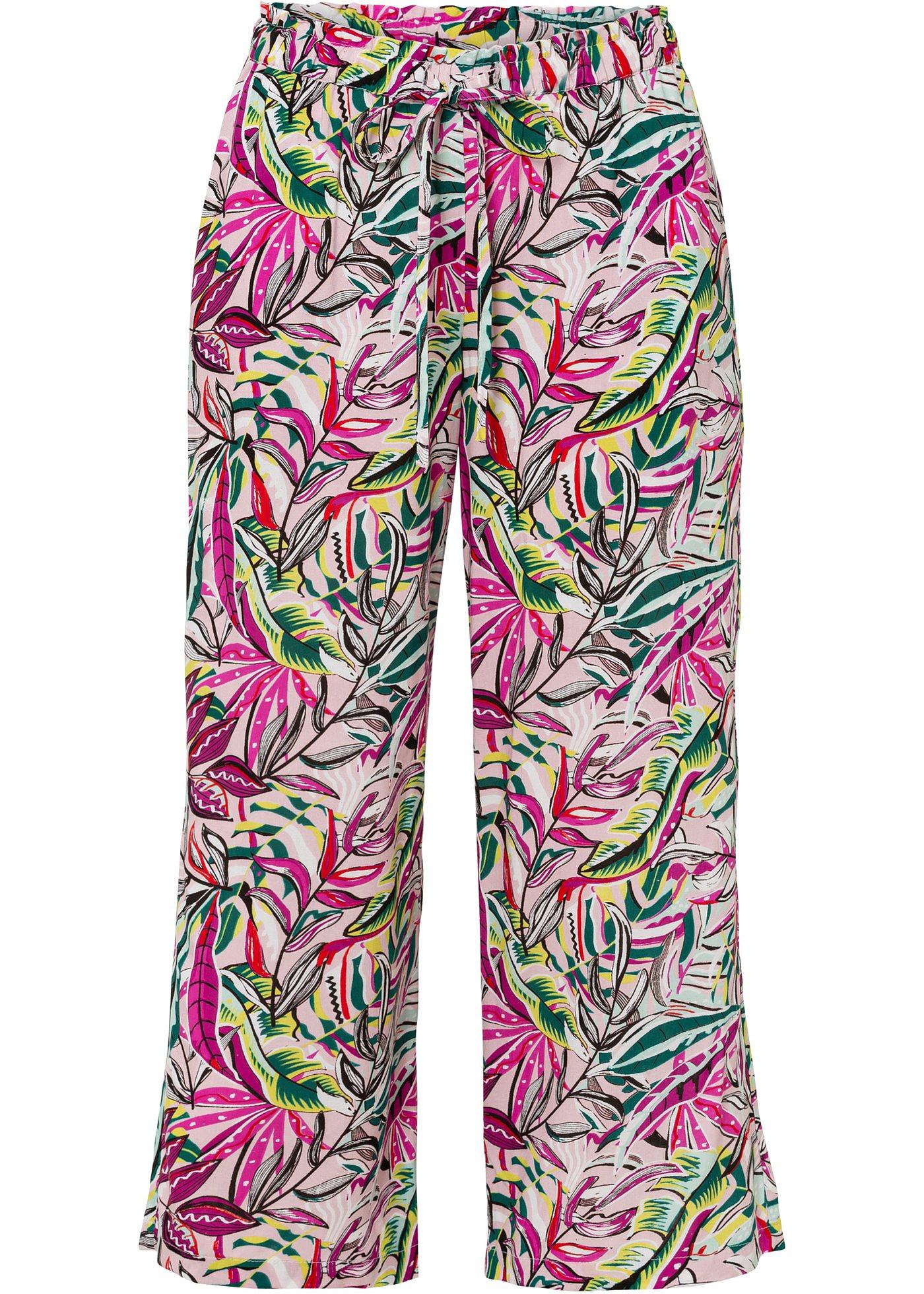 Jupe-culotte avec taille élastiquée