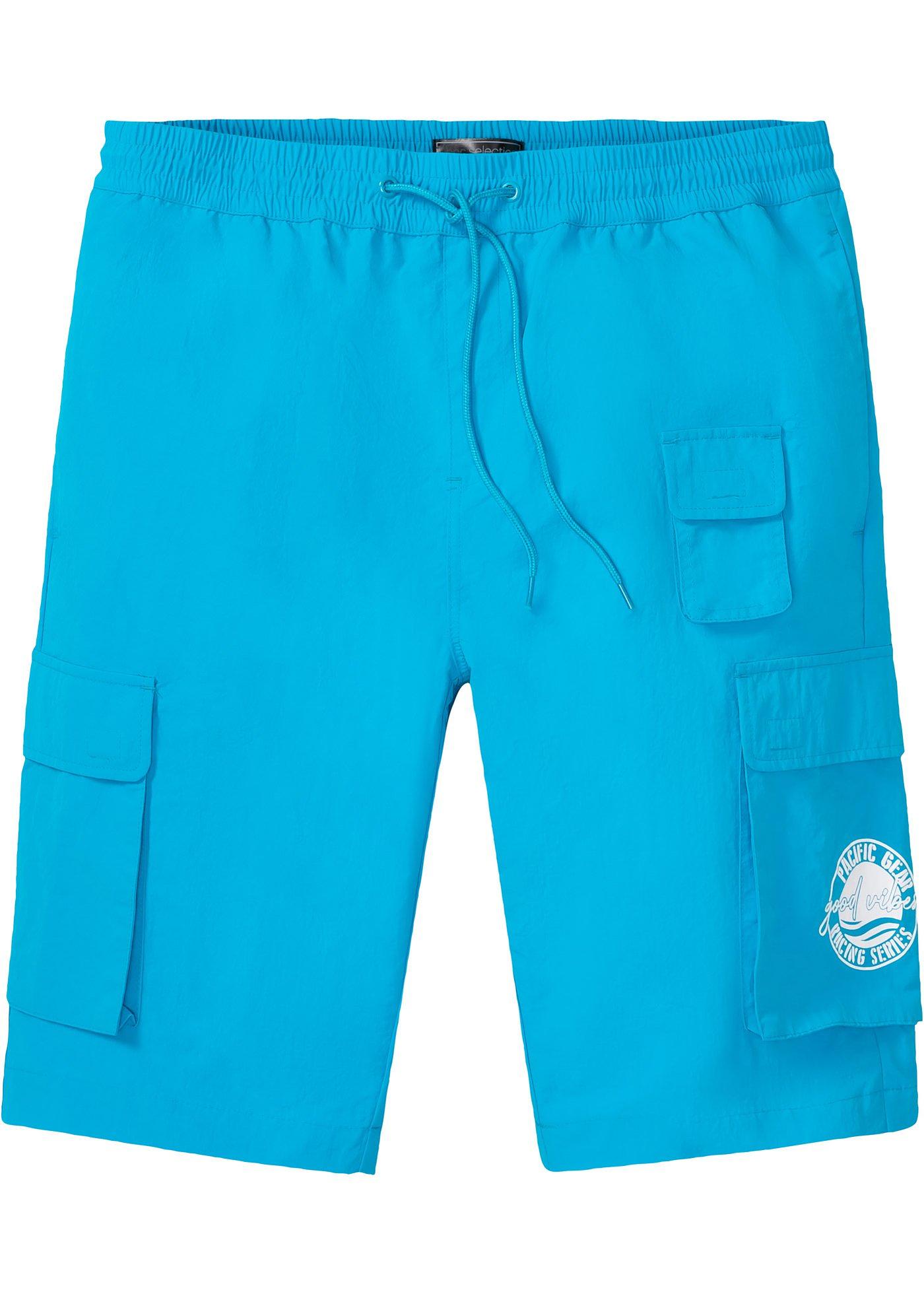 Bermuda cargo à taille extensible, Regular Fit