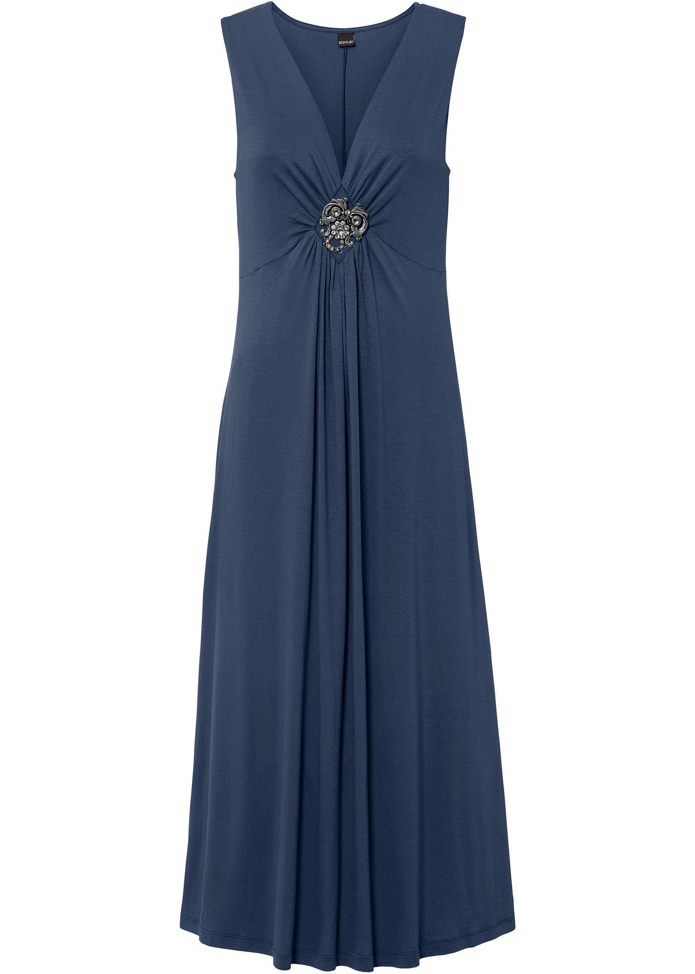 Robe midi avec broche