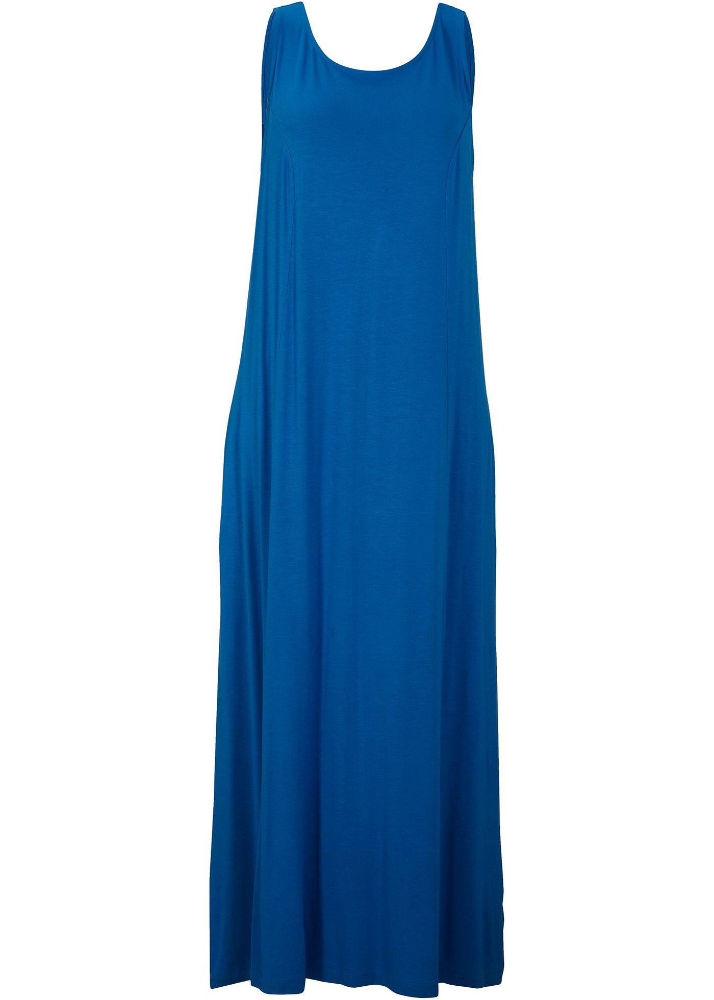Robe longue en jersey avec viscose