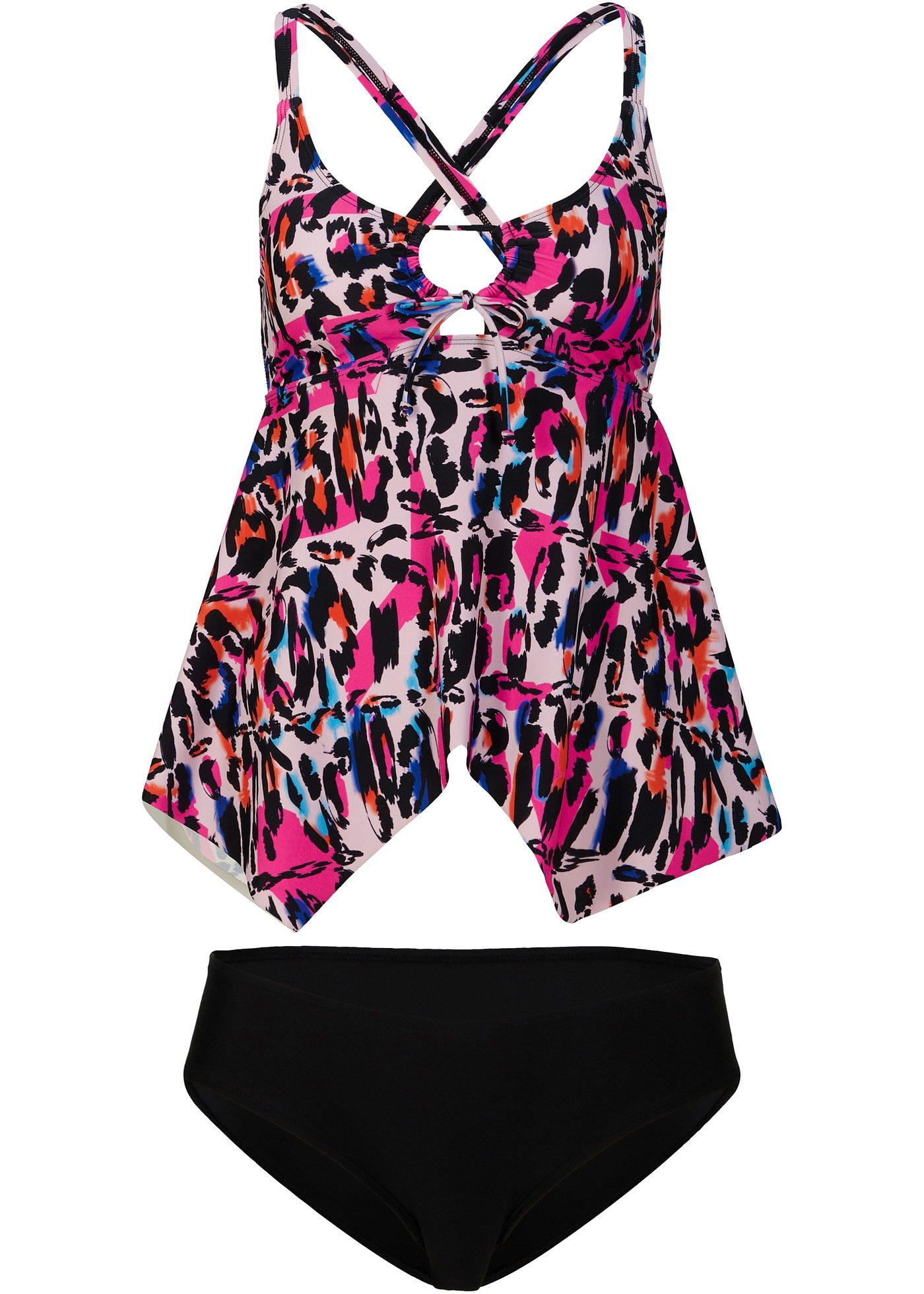 Tankini (Ens. 2 pces.) en polyamide recyclé