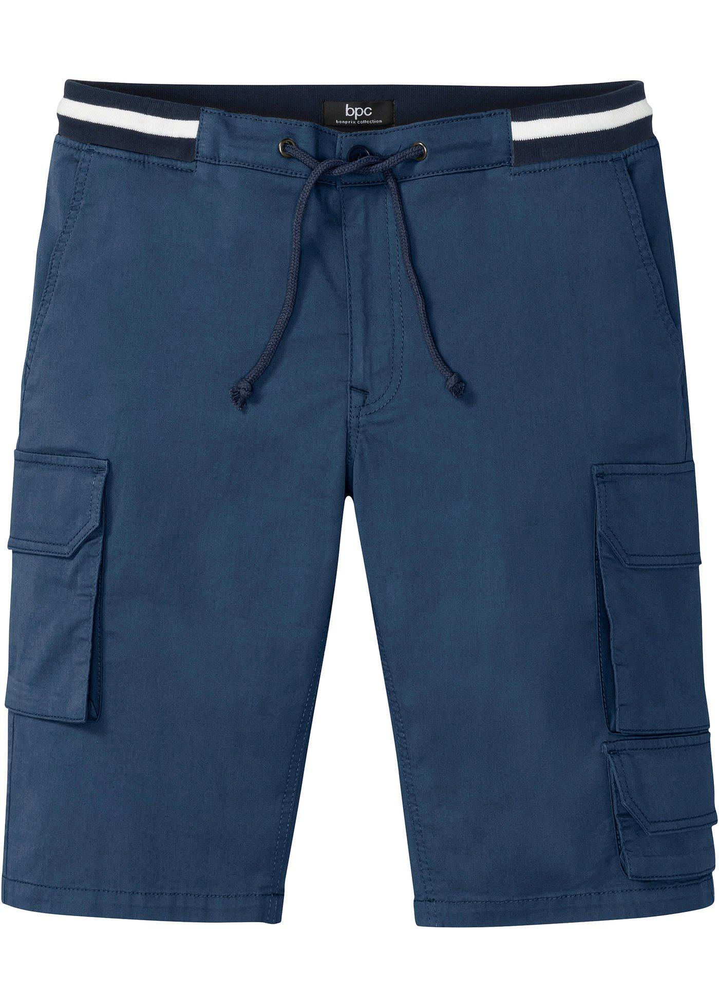 Bermuda cargo extensible avec taille confortable, Regular Fit