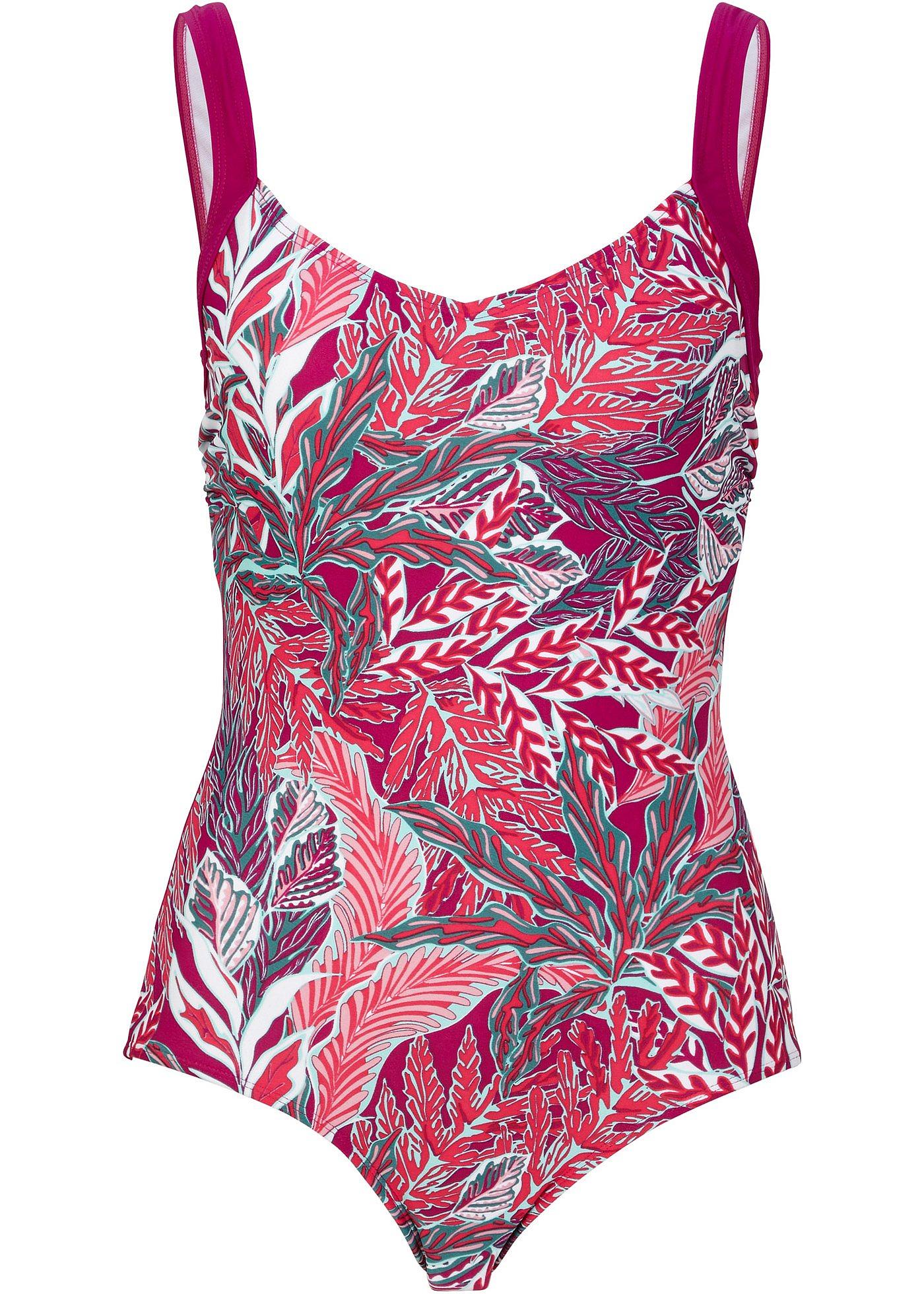 Maillot 1 pièce sculptant avec effet sculptant modéré, avec polyamide recyclé