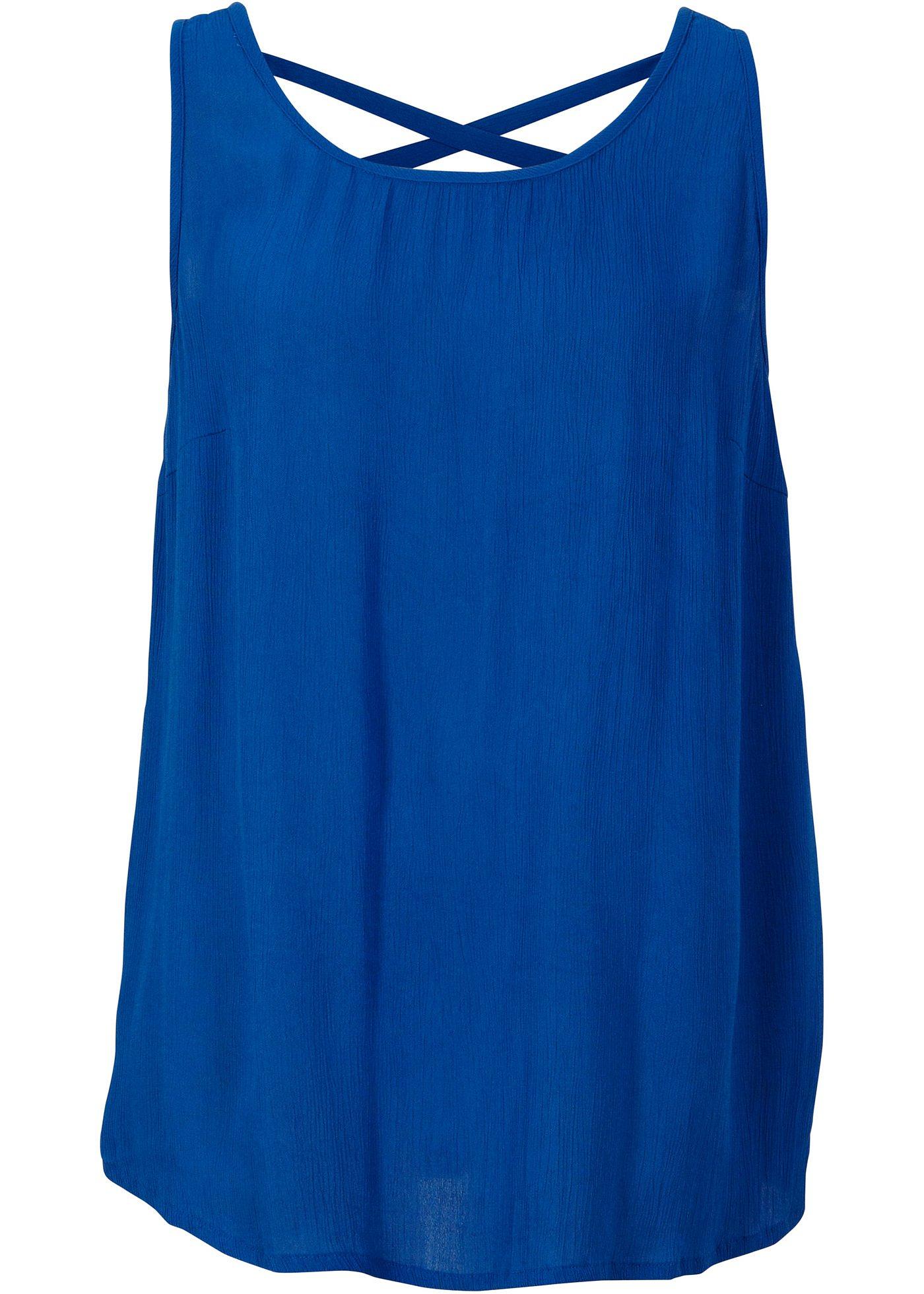 Top-blouse froissé avec détail dos