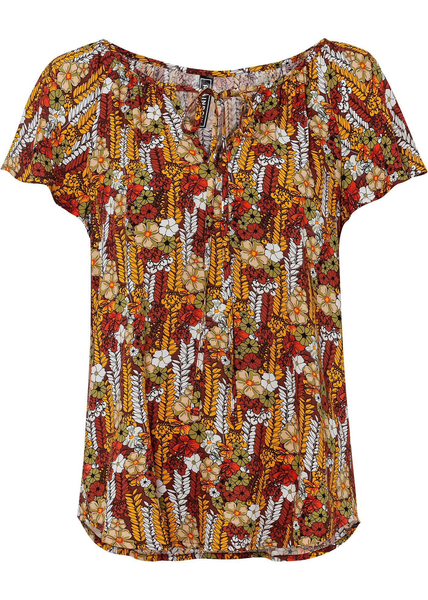 Tunique imprimée en viscose durable