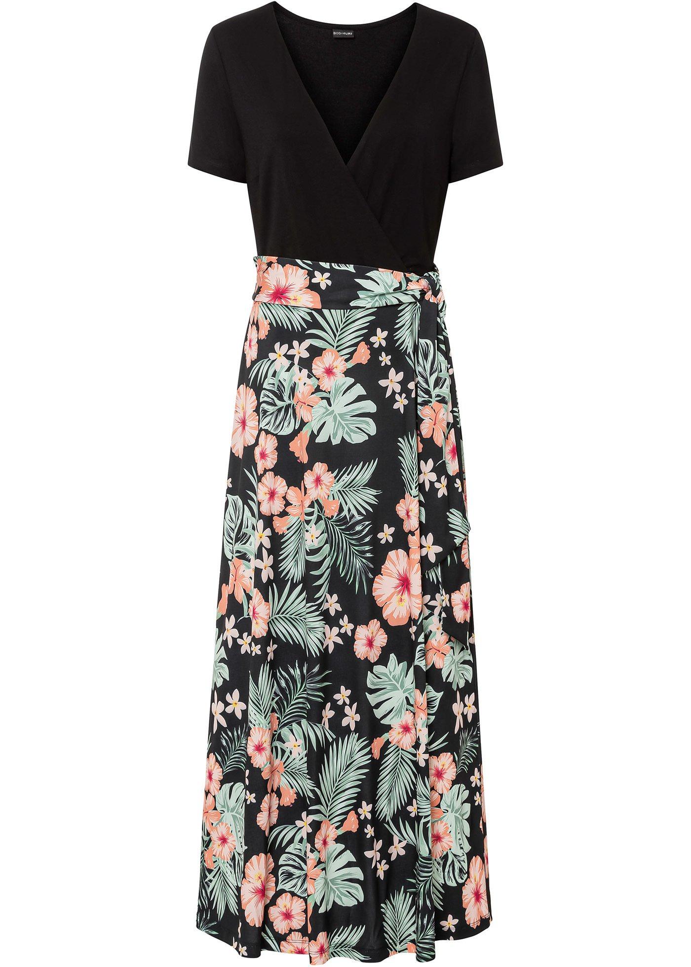 Robe longue avec viscose