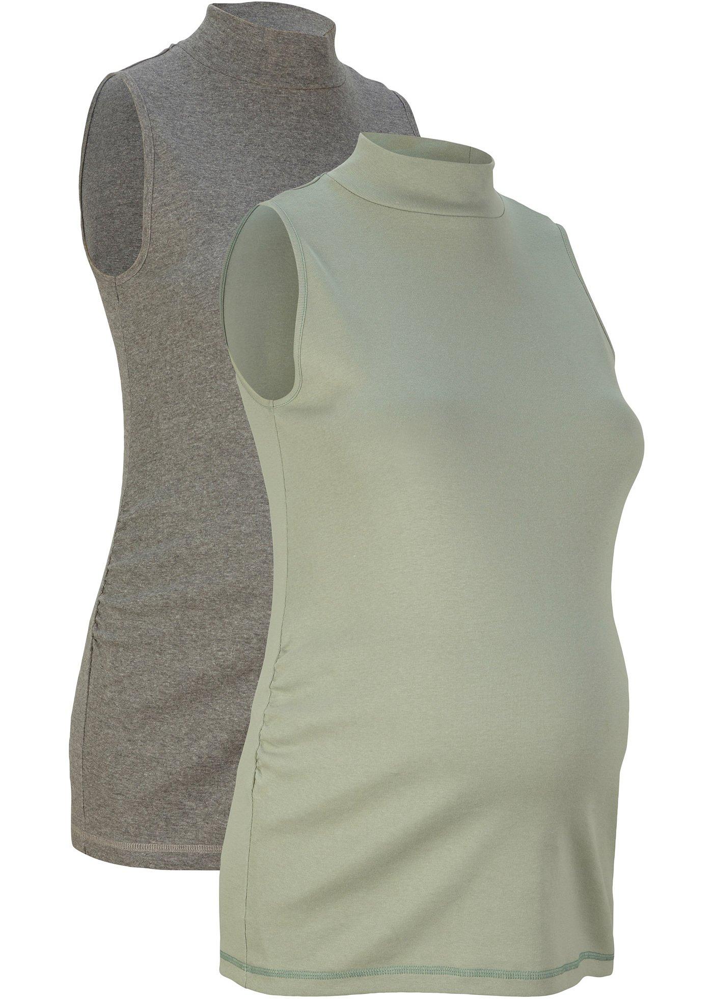 Lot de 2 tops de grossesse