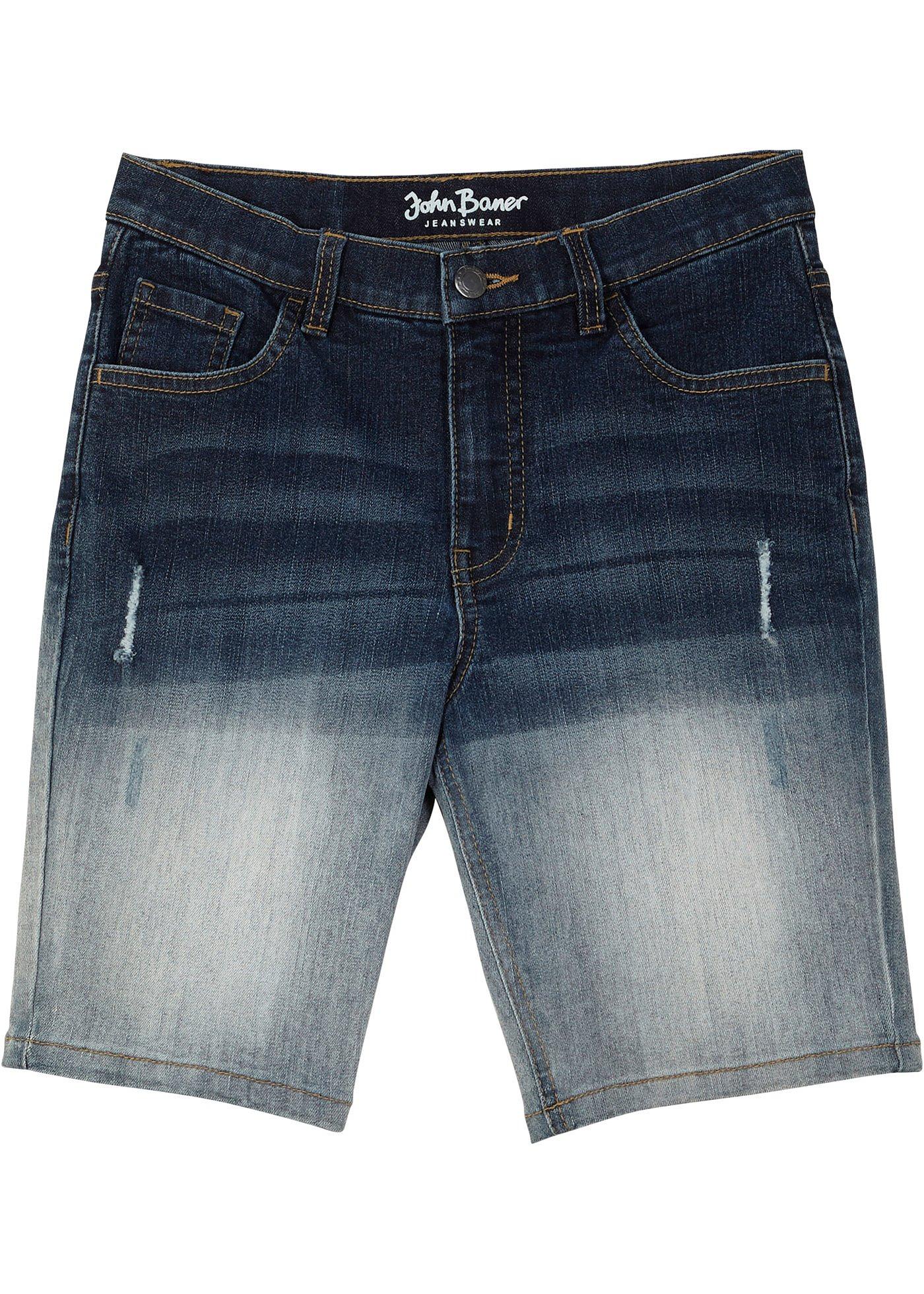 Bermuda en jean dip dye garçon, Slim Fit