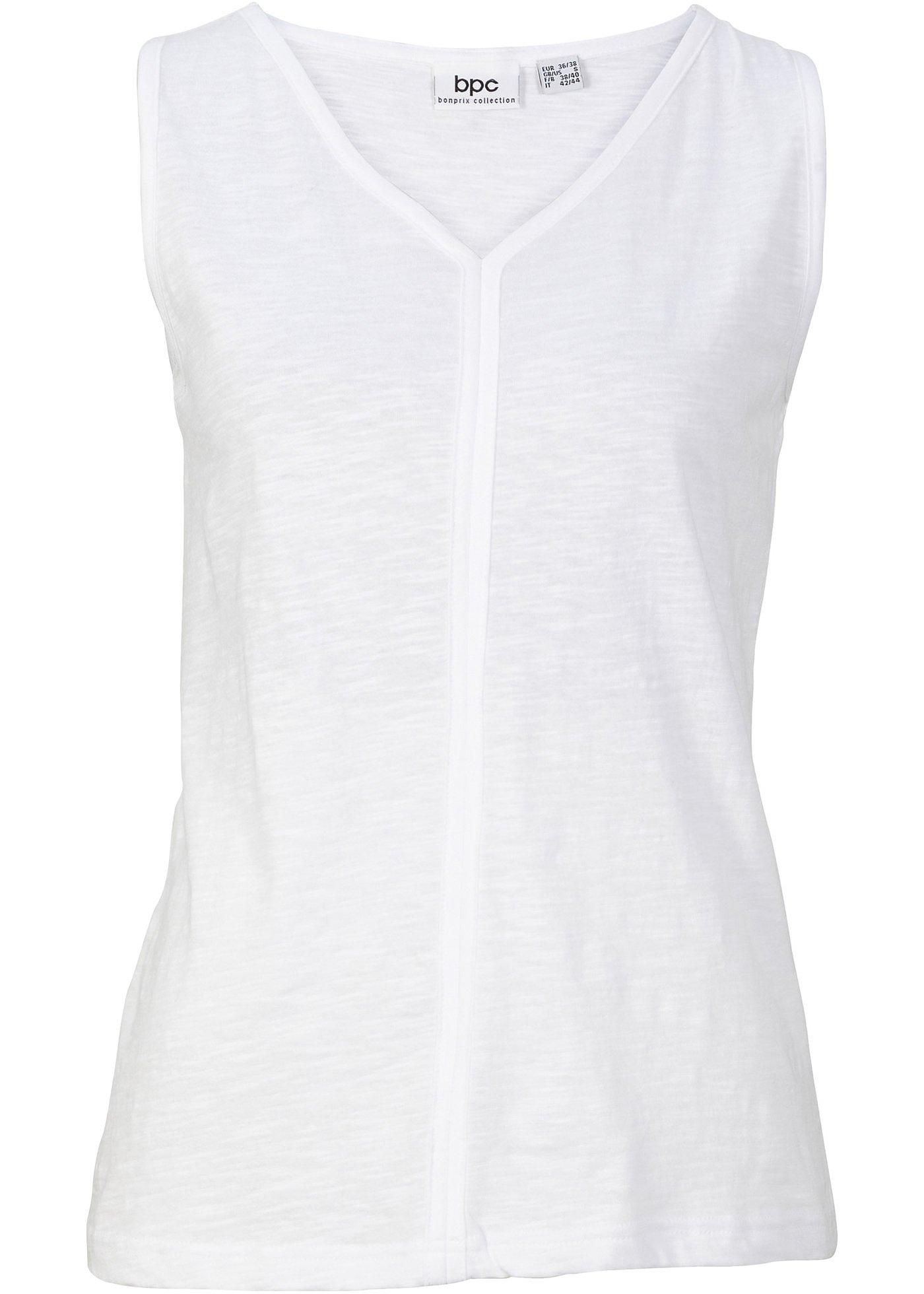 Top T-shirt avec col V