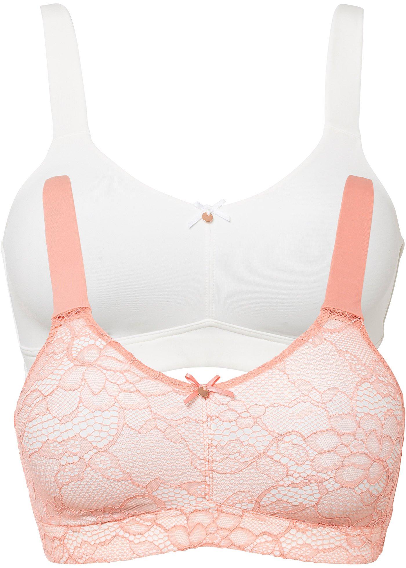 Lot de 2 soutiens-gorge sans armatures avec matériau recyclé