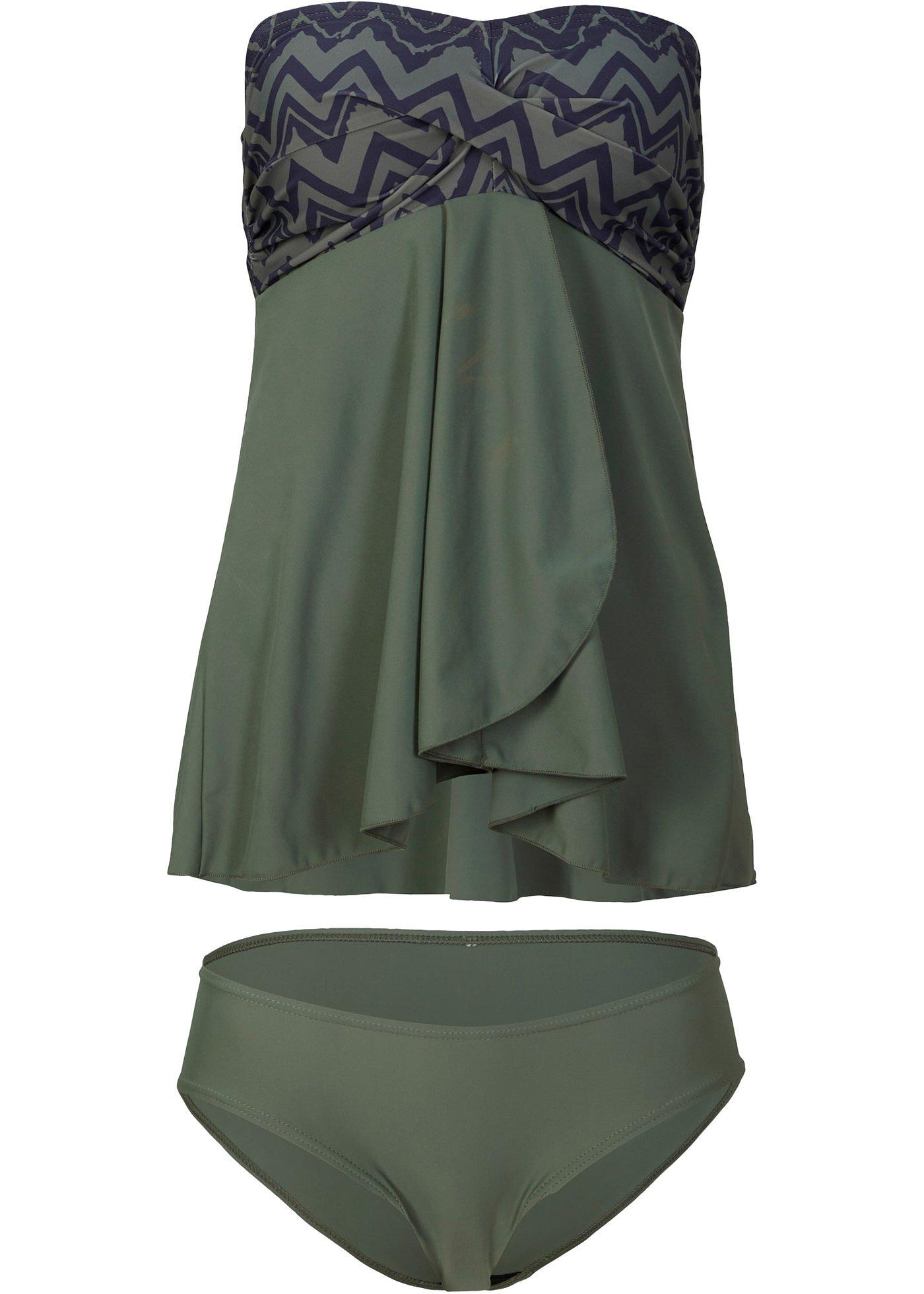 Tankini bustier (Ens. 2 pces.)